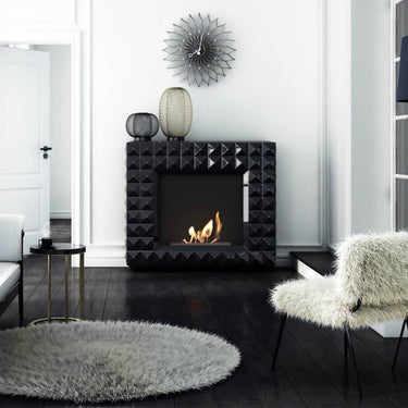 Portal bio-fireplace MILAN Black - MILAN/FP/B - Fireplace Trends