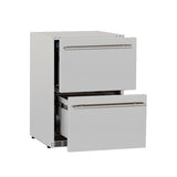 Deluxe Outdoor Rated 2-Drawer Refrigerator - 24" 5.3c