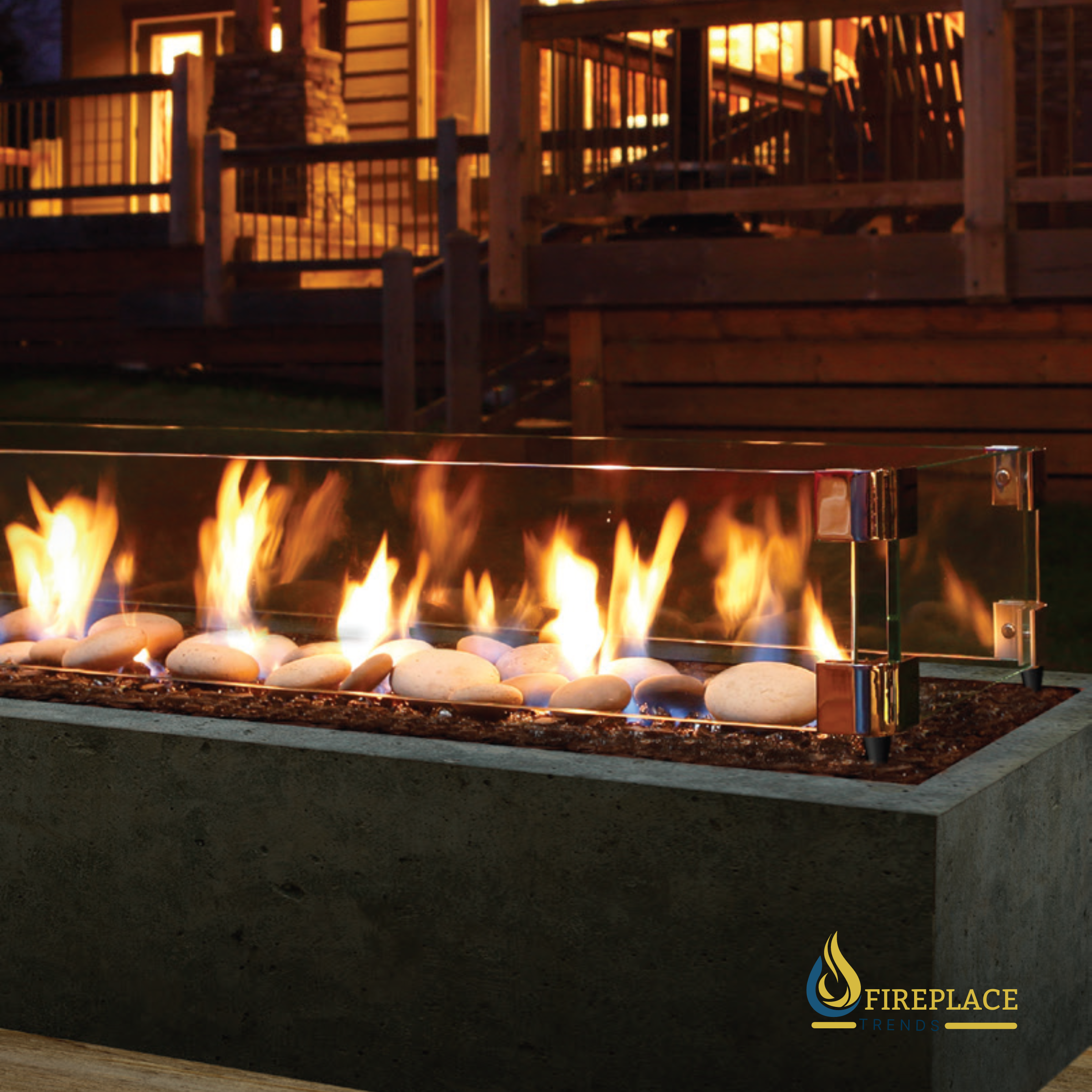 Barbara Jean - Outdoor Fire Tables - Gas Fireplace - 24", 36" or 48"