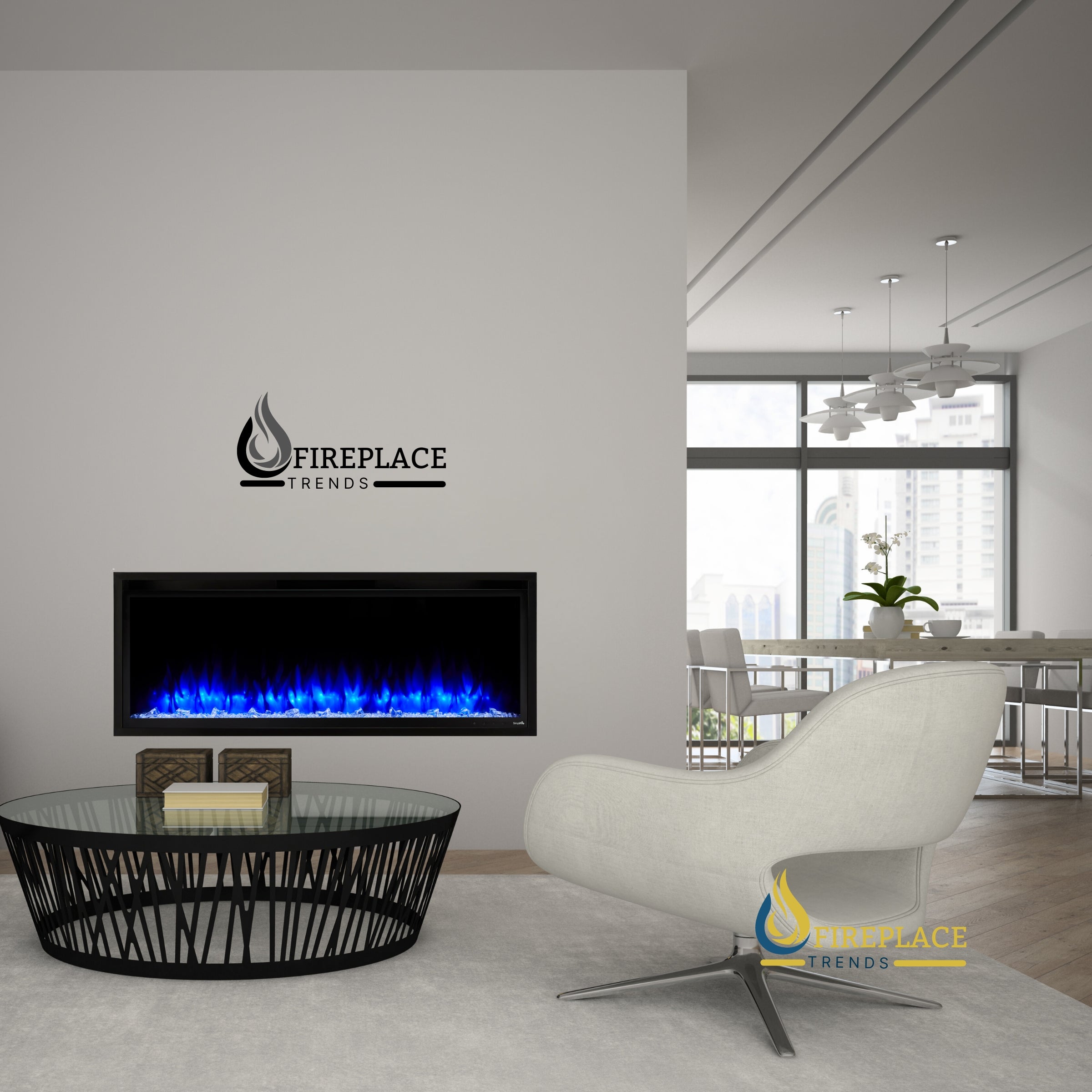 SimpliFire - Allusion Series Electric Fireplace at Webstore Fireplace Trends