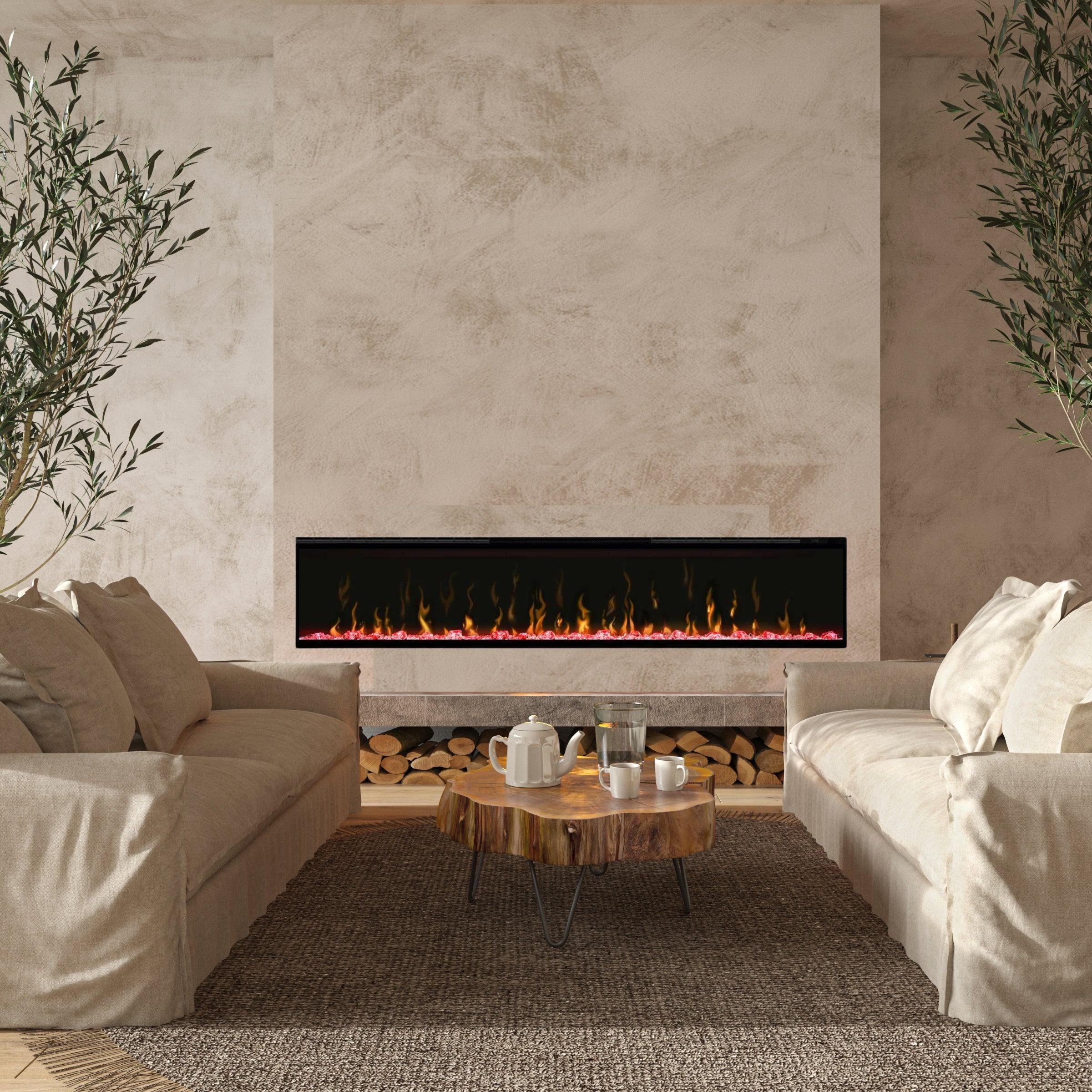 Dimplex - IgniteXL®  - Built-in Linear Electric Fireplace - Webstore Fireplace Trends