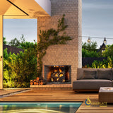 Majestic Cottagewood Outdoor Wood-Burning Fireplace at Fireplace Trends | www.fireplacetrends.com