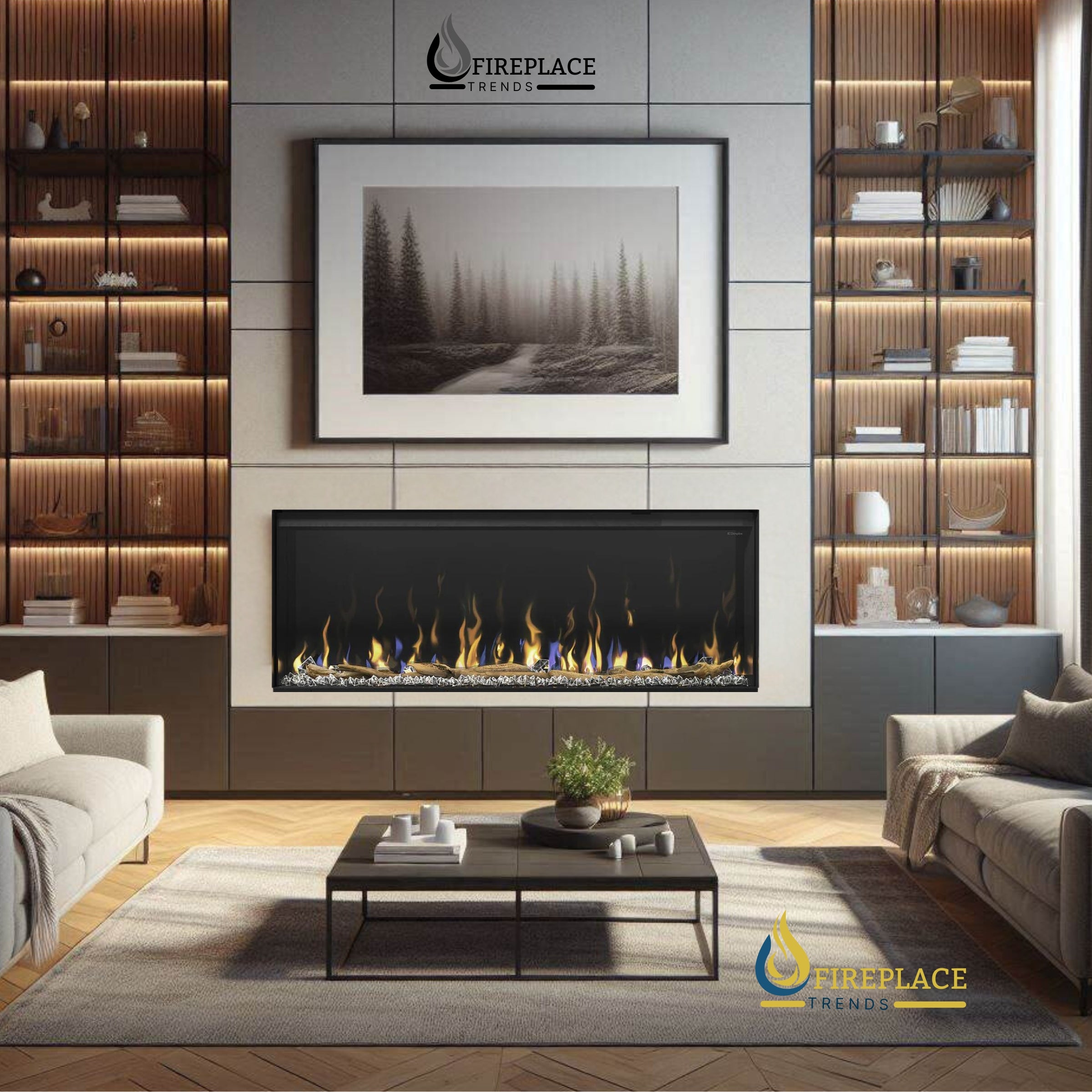 Dimplex - IgniteXL® Bold Built-in Linear Electric Fireplace - 60" - X-XLF6017-XD