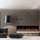 Dimplex - IgniteXL® Bold Built-in Linear Electric Fireplace - 88" - X-XLF8817-XD