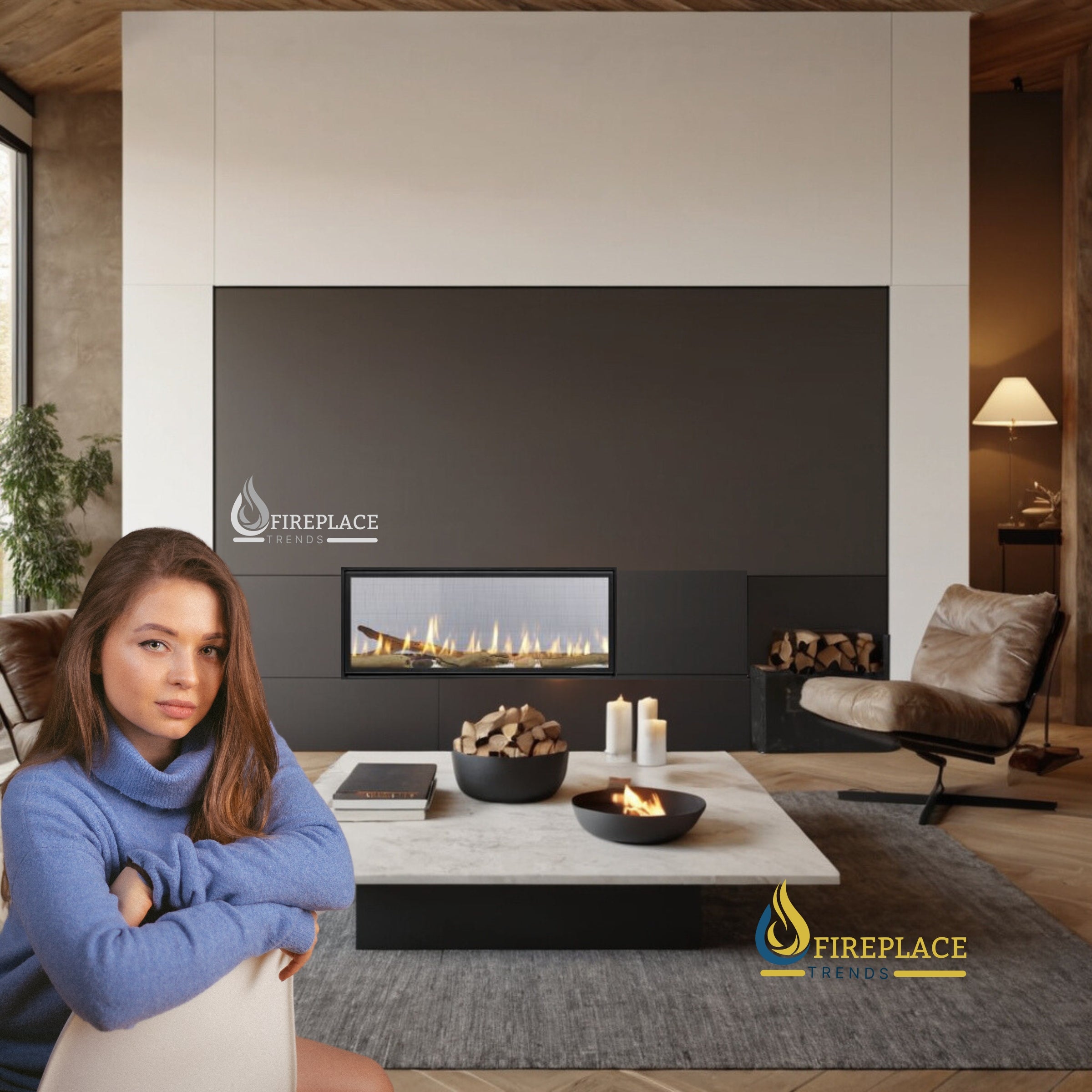 Echelon II See-Through Direct Vent Gas Fireplace at Fireplace Trends Webstore