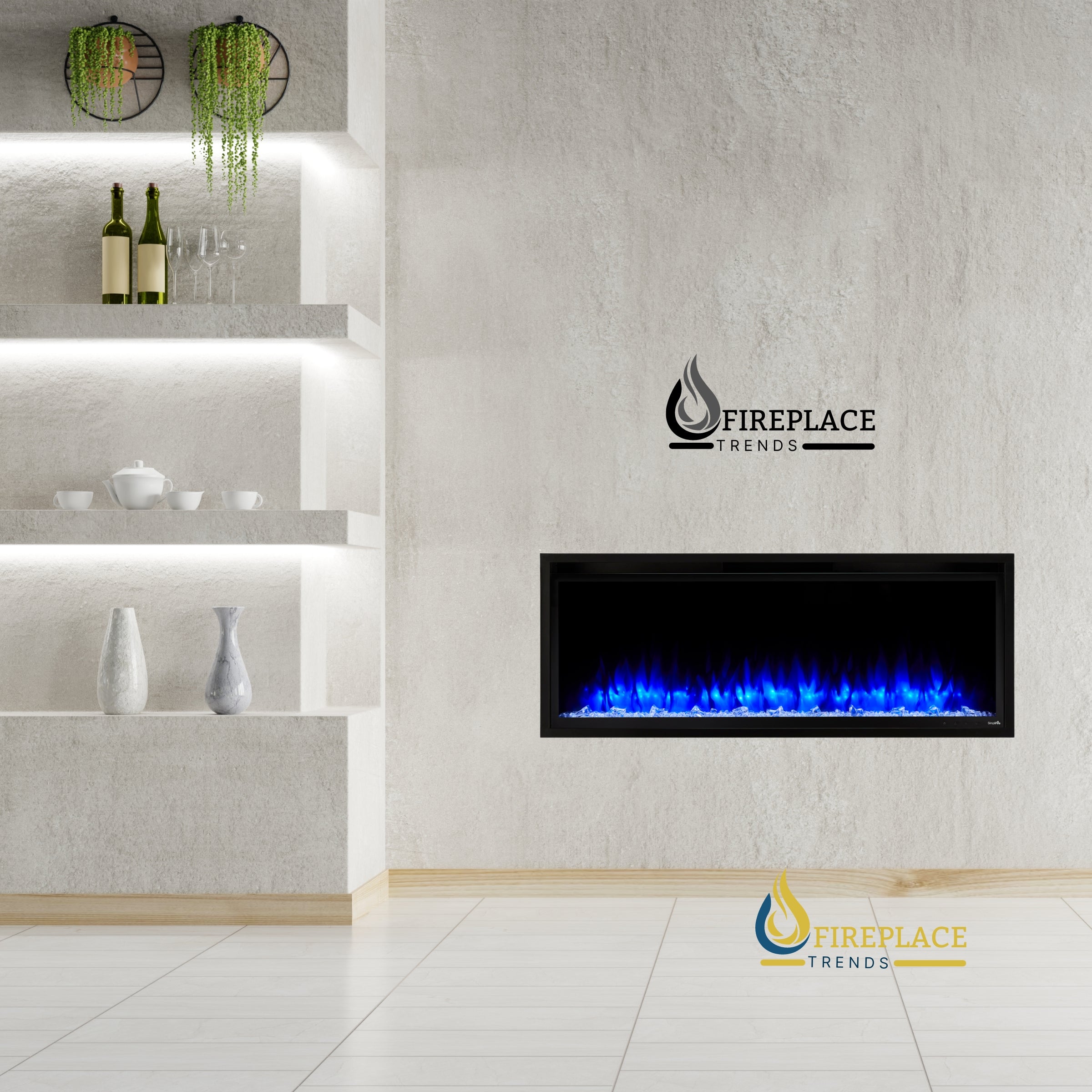 SimpliFire - Allusion Series Electric Fireplace at Webstore Fireplace Trends