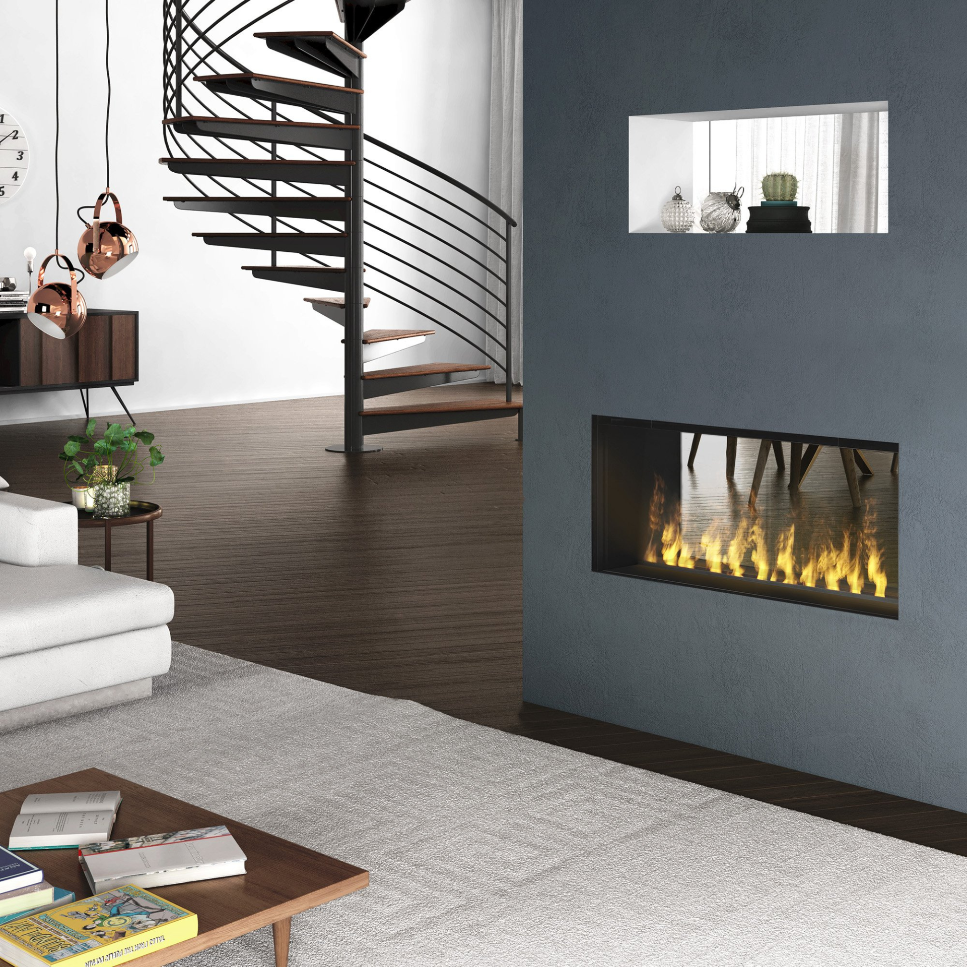 Dimplex - Opti-Myst® Pro 1500 Built-In Electric Firebox - X-GBF1500-PRO