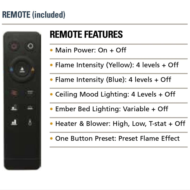 Superior -ERL3000 Series - 60", 72", 84", 100" Electric Fireplace