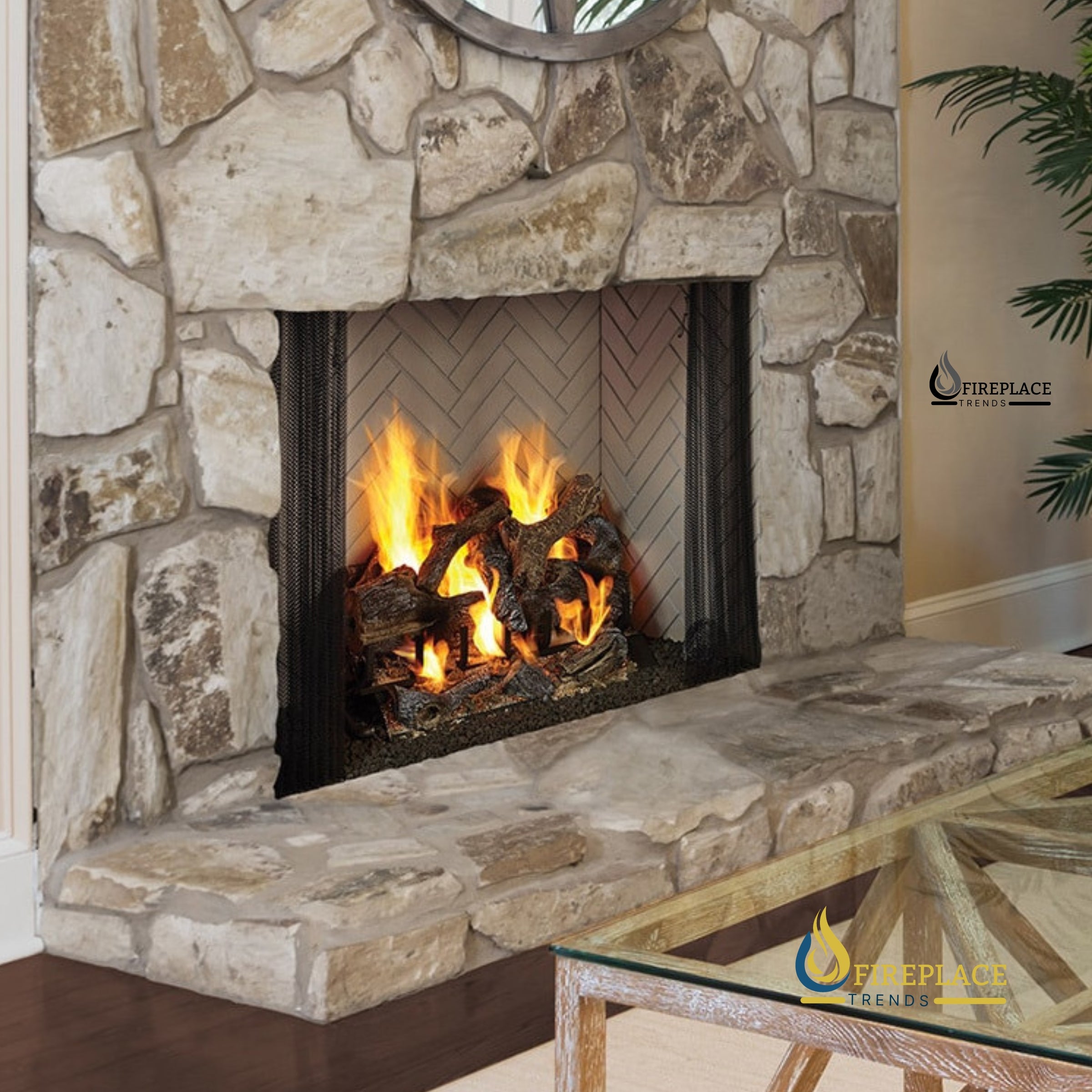 Majestic - Ashland Radiant Traditional Wood Burning Fireplace at Fireplace Trends | www.fireplacetrends.com (Graphic all Right Reserved)