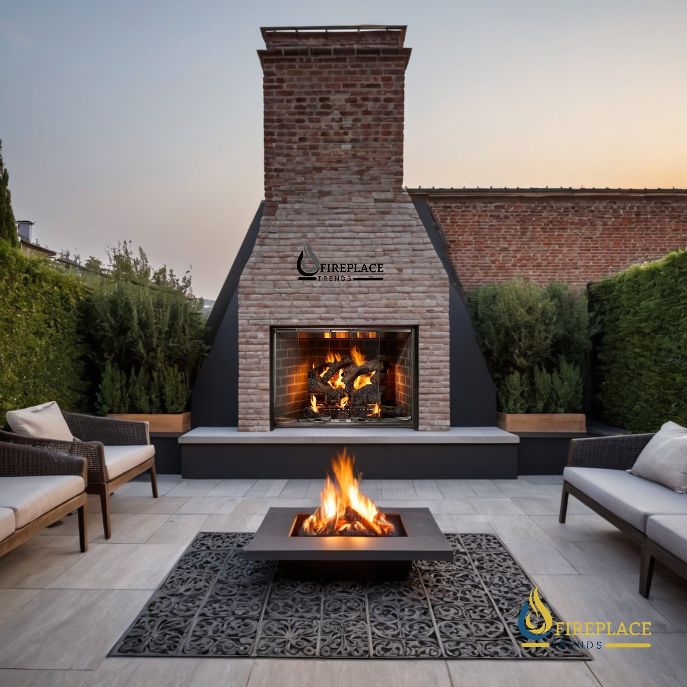 Majestic Cottagewood Outdoor Wood-Burning Fireplace at Fireplace Trends | www.fireplacetrends.com