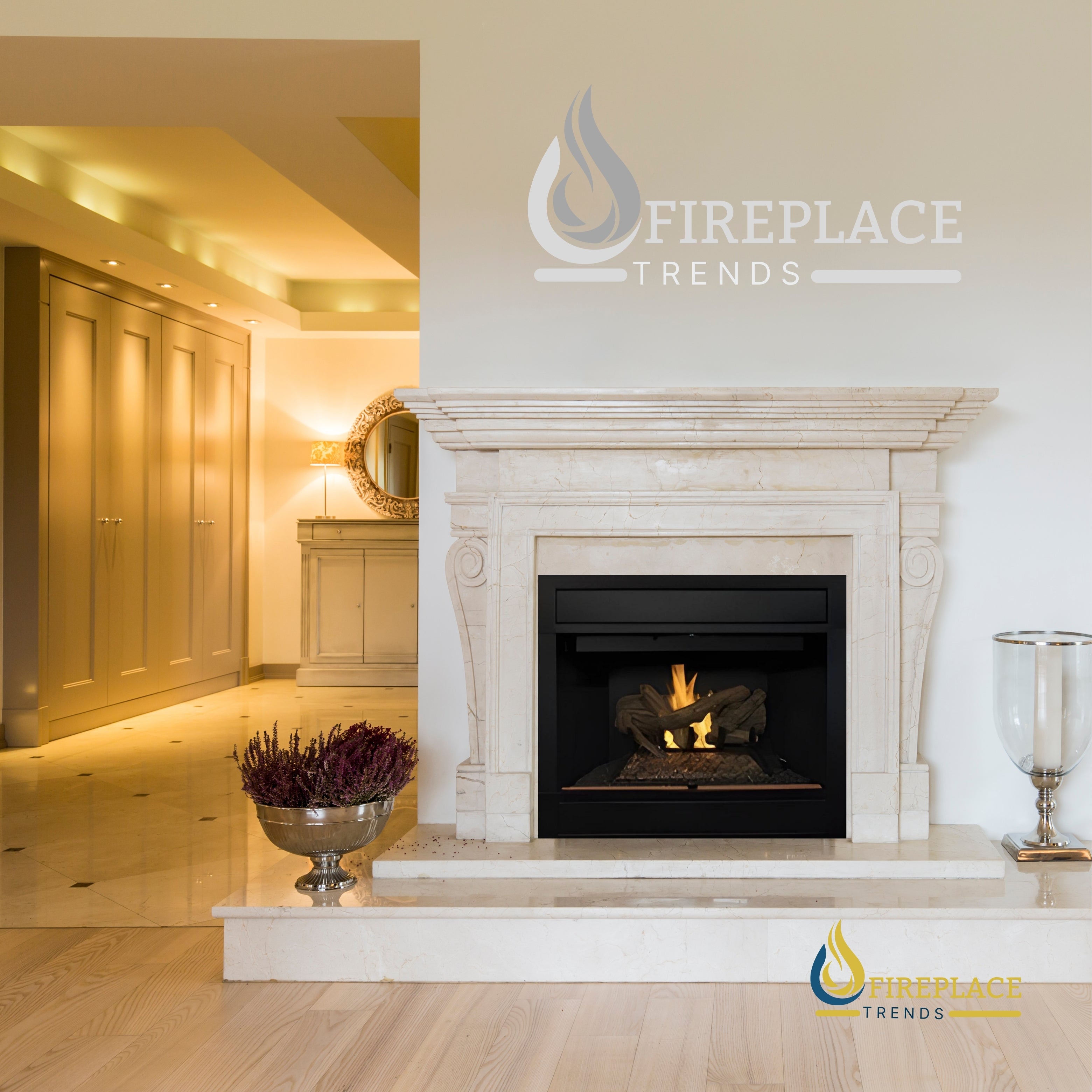 Superior - Traditional B-Vent Gas Fireplace BRT4300 or BRT4500 Series