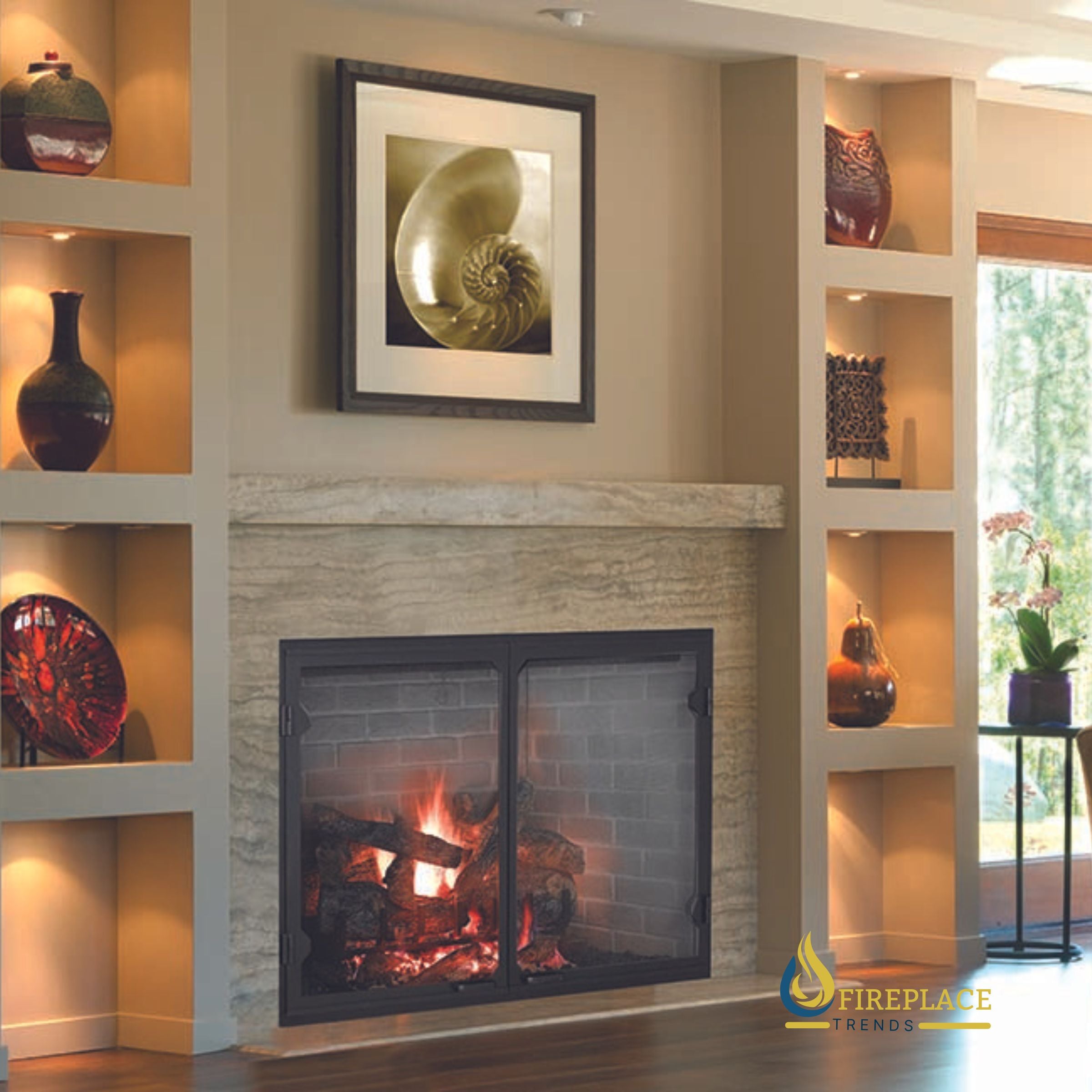 Majestic - Biltmore 36" Radiant Wood Burning Fireplace-SB60