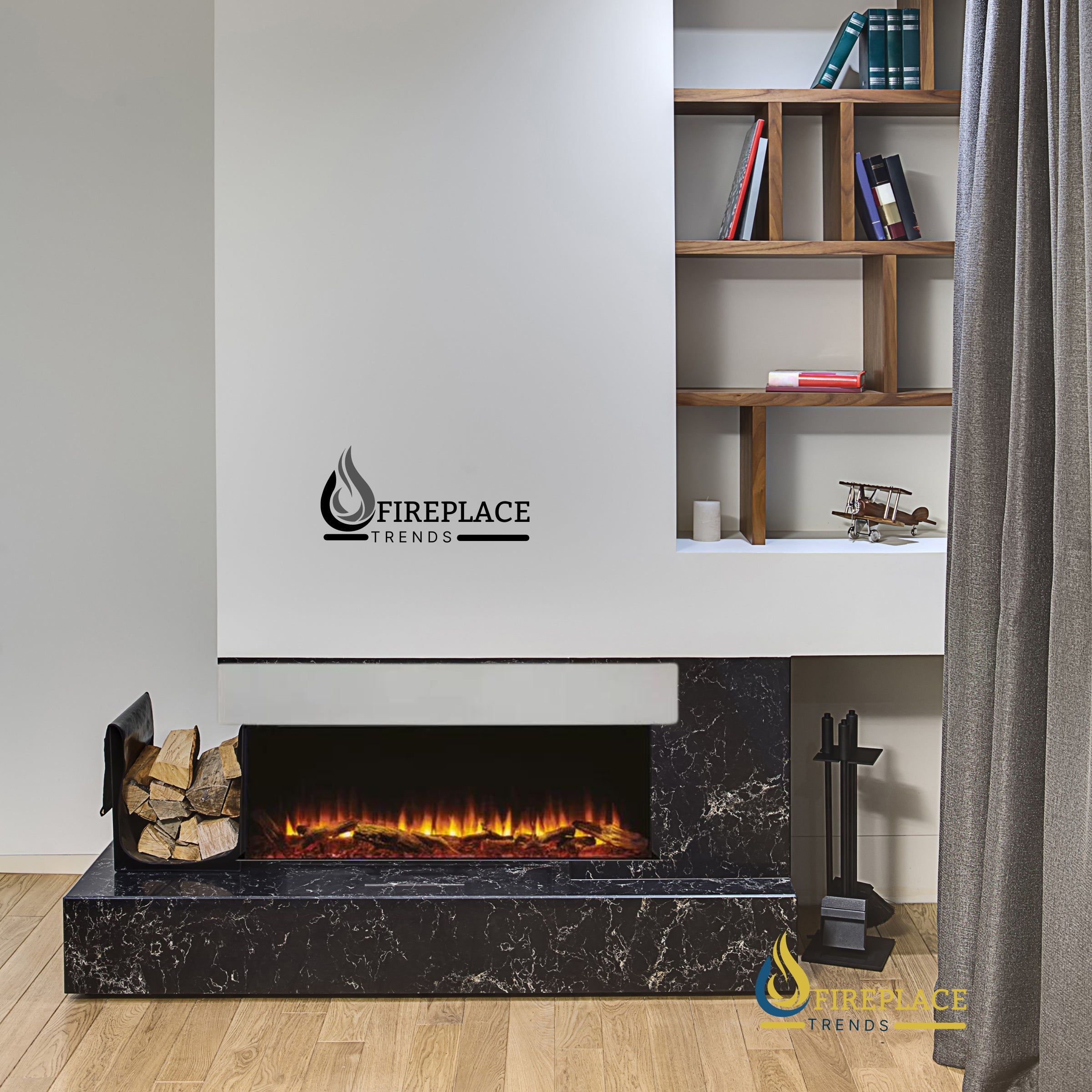 SimpliFire - Scion Trinity - Electric Fireplace - 43" or 55" at Fireplace Trends Webstore