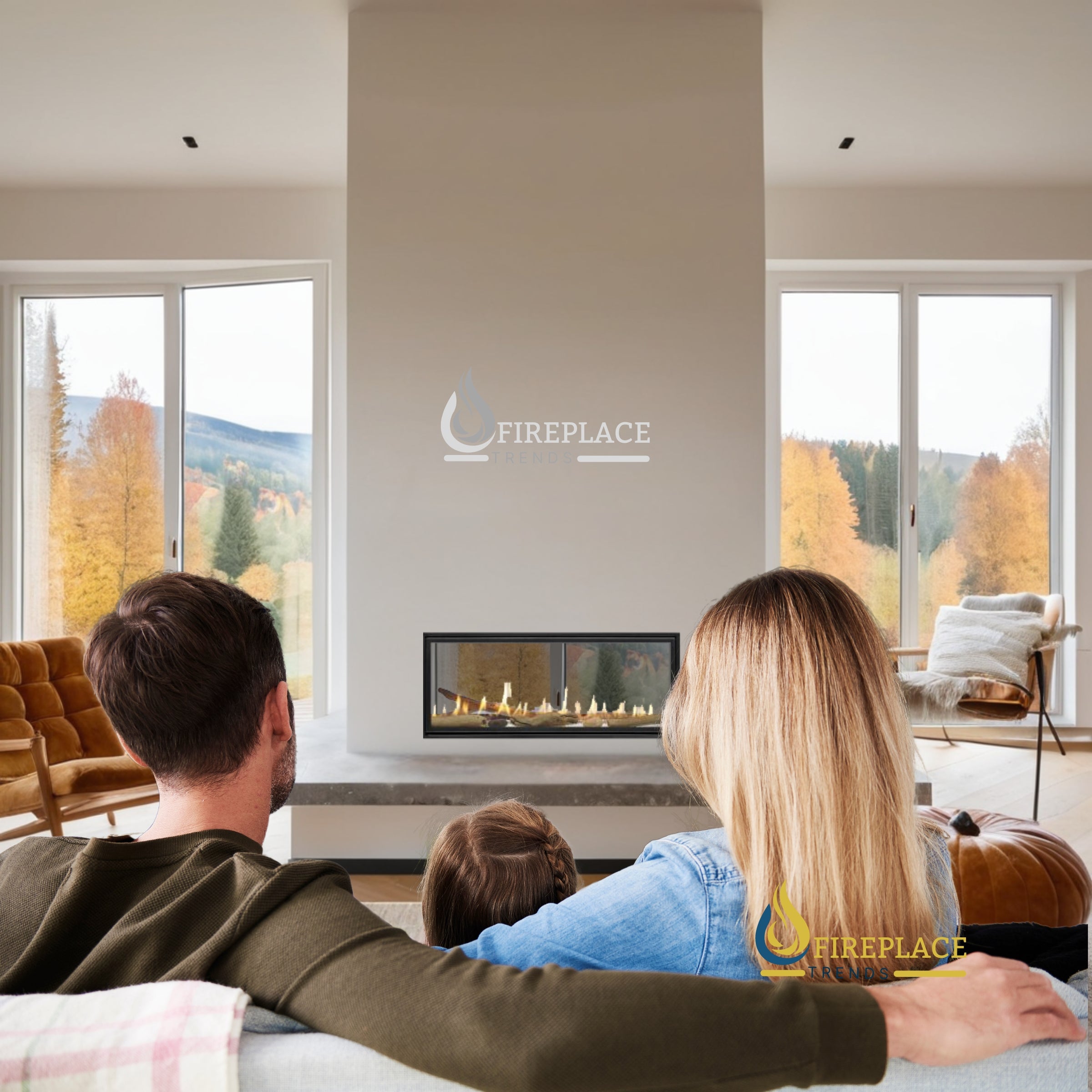 Echelon II See-Through Direct Vent Gas Fireplace at Fireplace Trends Webstore