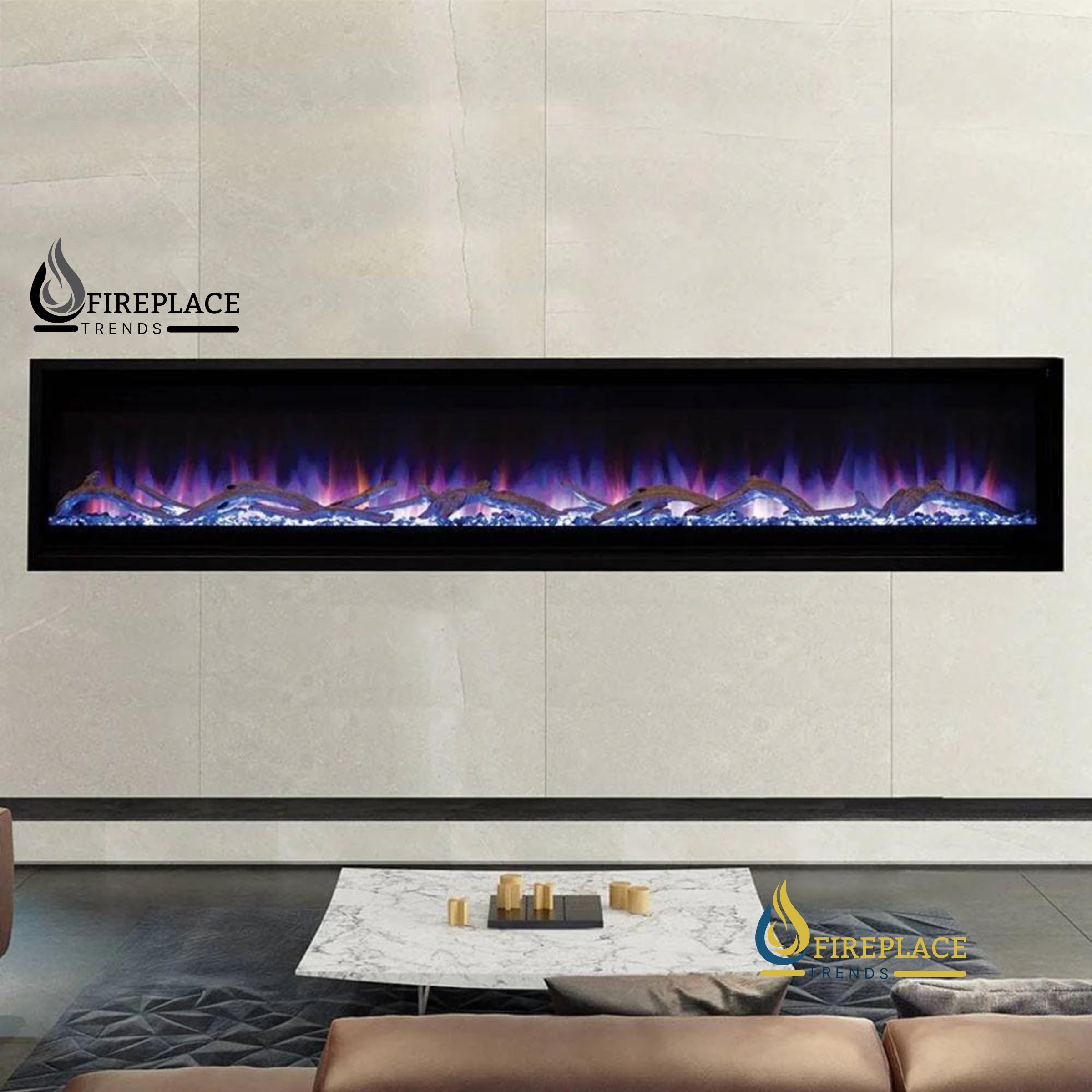 Superior -ERL3000 Series - 60", 72", 84", 100" Electric Fireplace