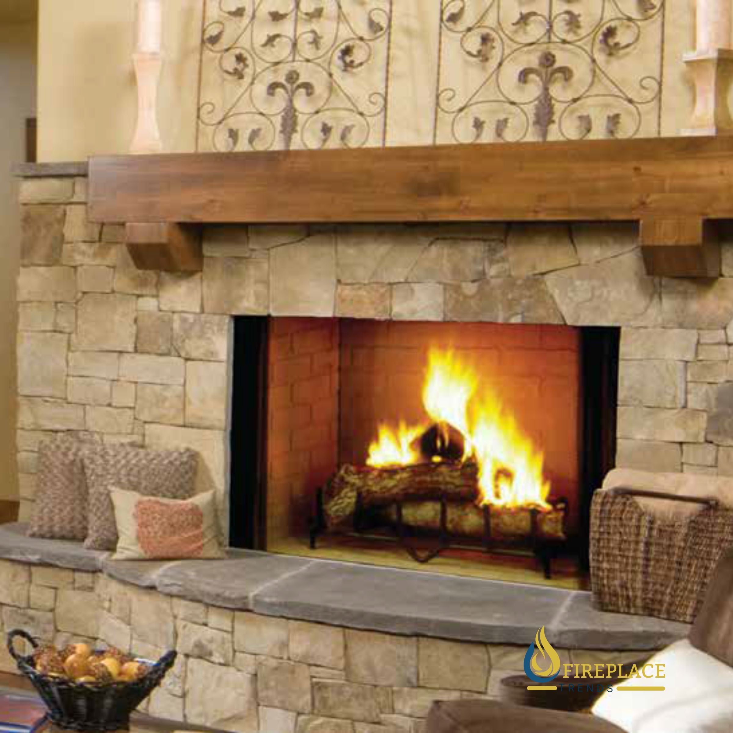 Majestic - Biltmore 36" Radiant Wood Burning Fireplace-SB60