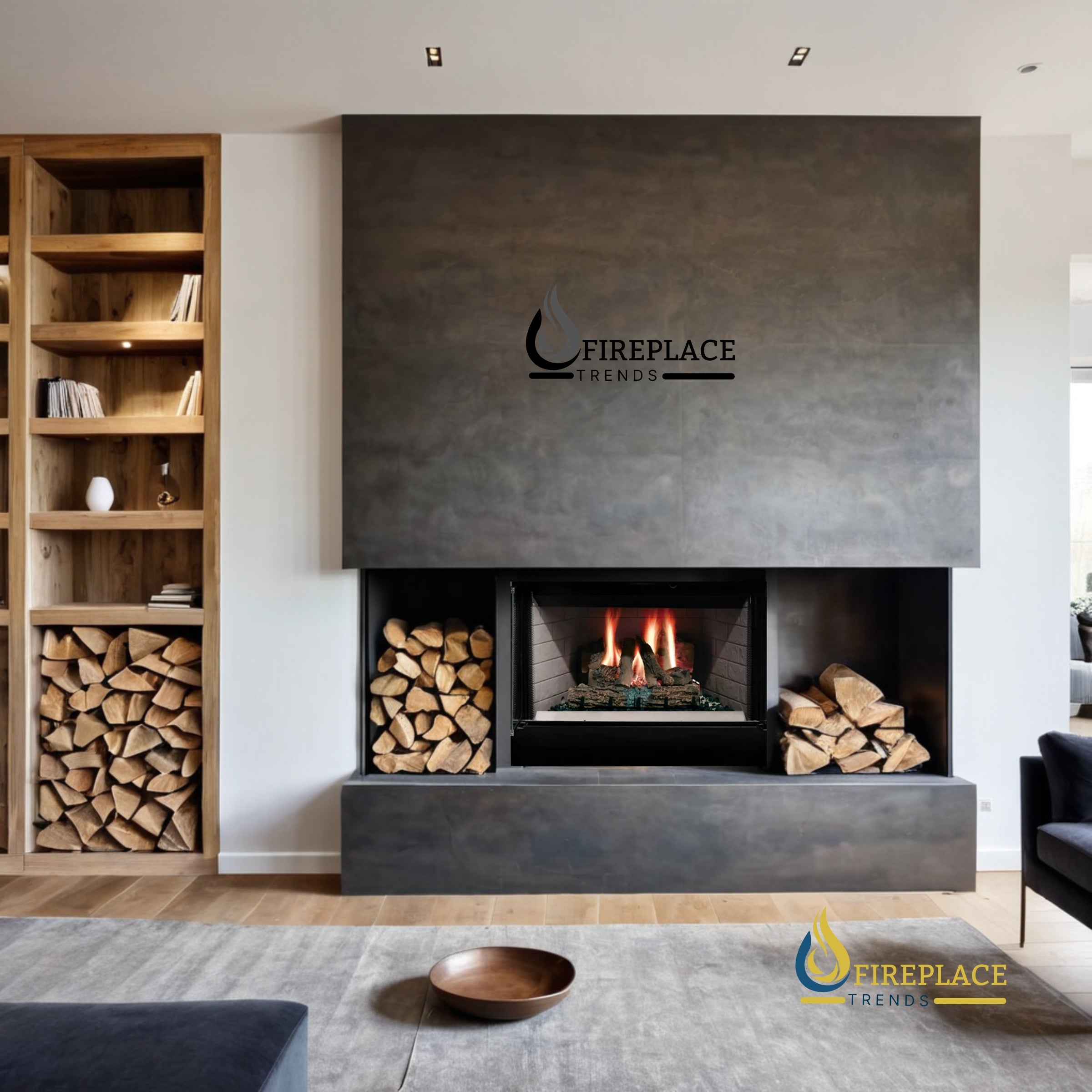 Majestic - Sovereign Wood Burning Fireplace at Fireplace Trends | www.fireplacetrends.com (Graphic all Right Reserved)