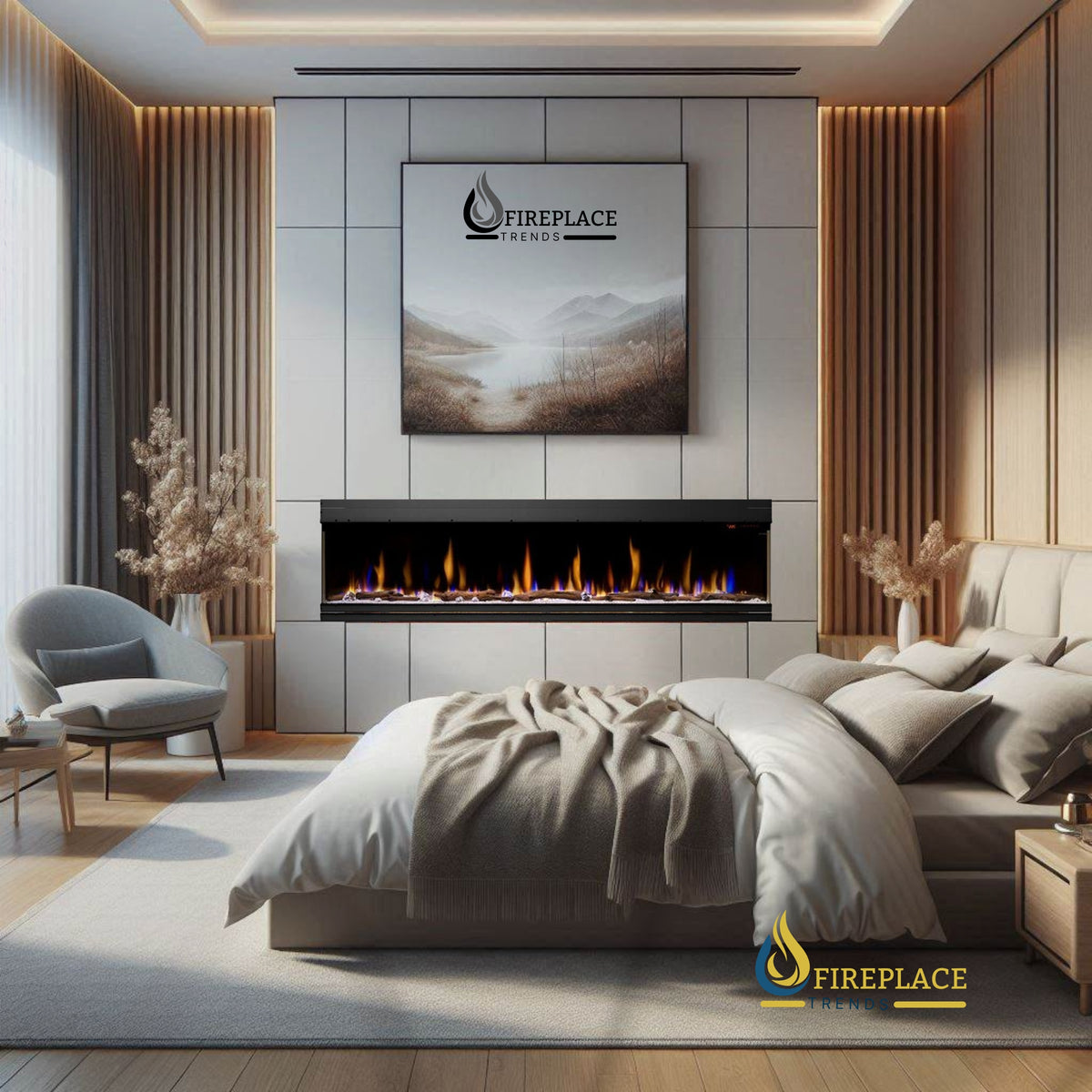 Dimplex - 100" IgniteXL Bold Linear Electric Fireplace - X-XLF10017-XD