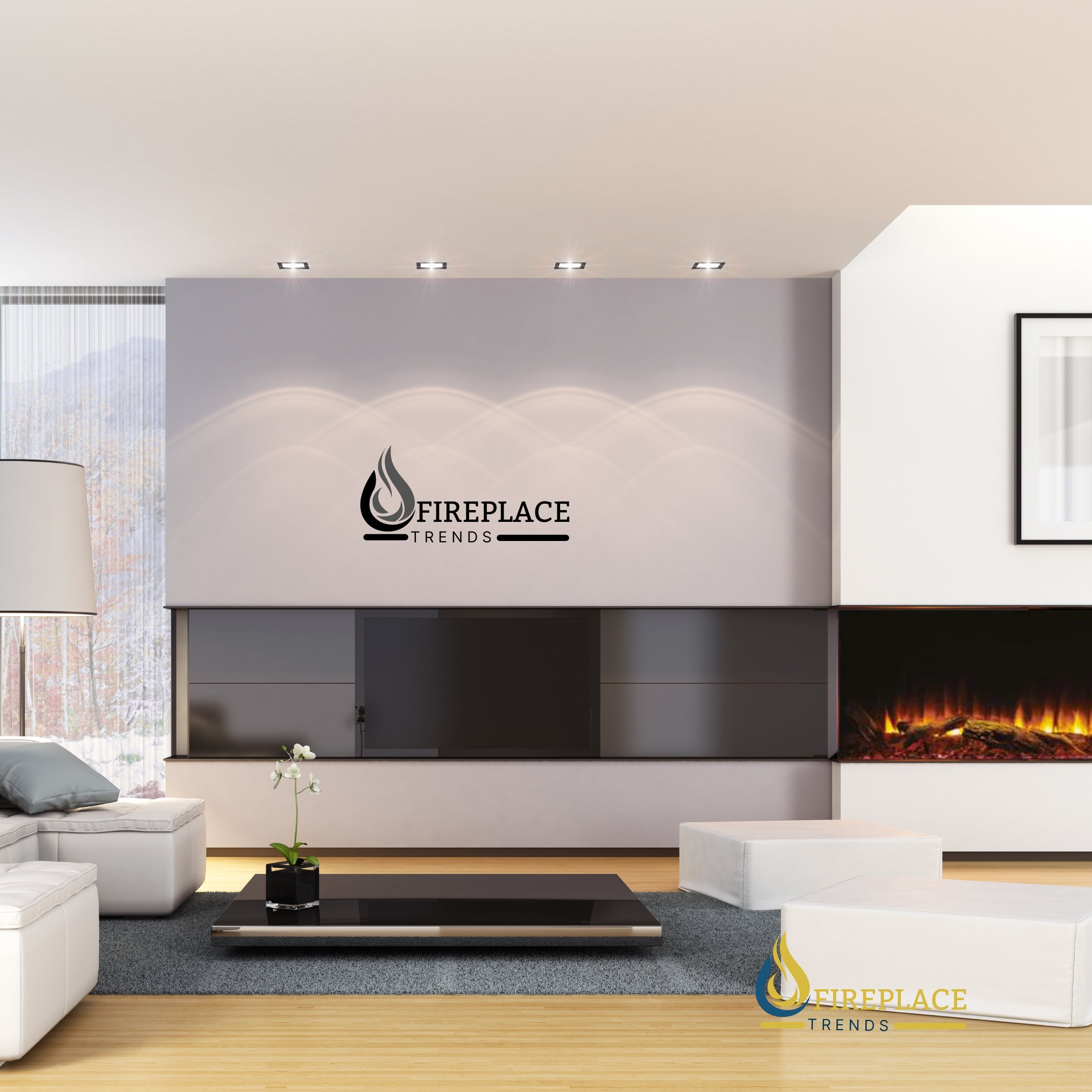 SimpliFire - Scion Trinity - Electric Fireplace - 43" or 55" at Fireplace Trends Webstore