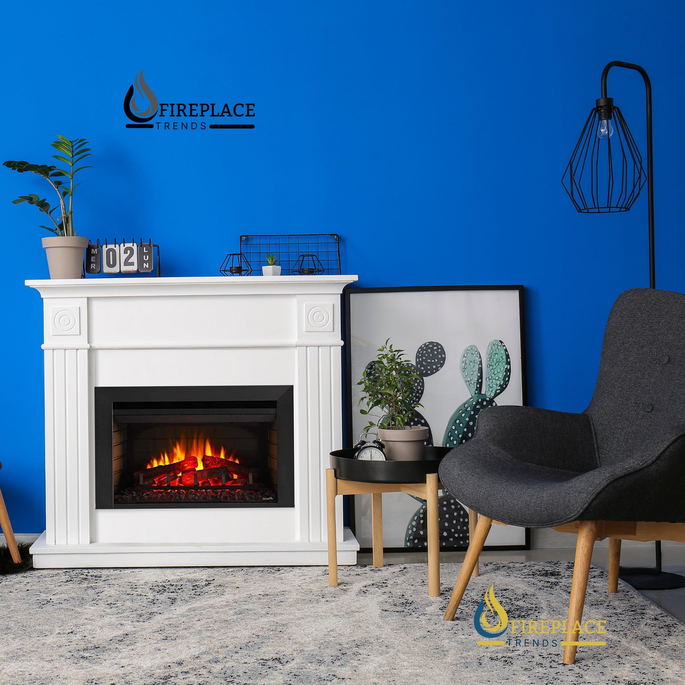 SimpliFire Electric Fireplace Insert - Modern & Traditional  places at Fireplace Trends. 