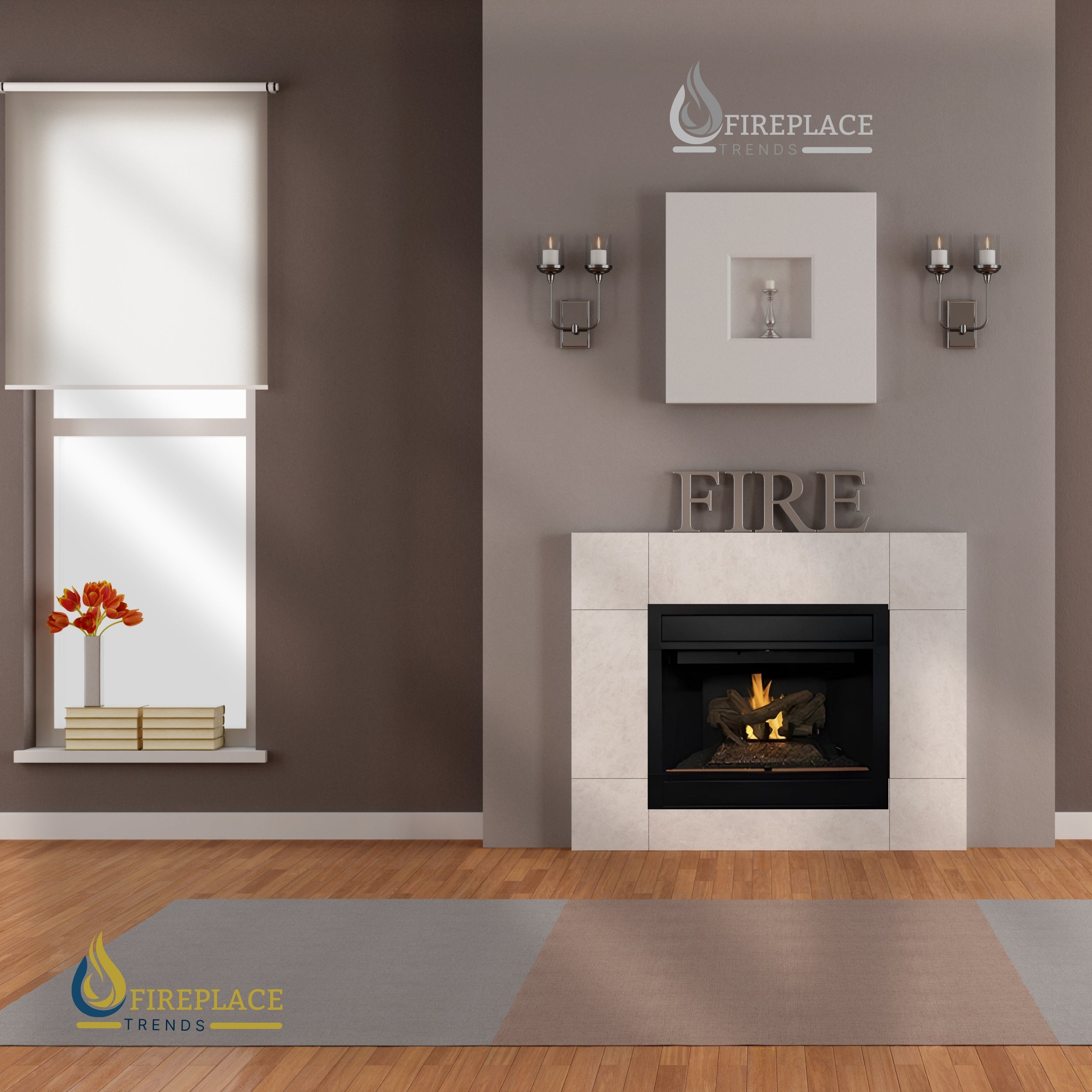 Superior - Traditional B-Vent Gas Fireplace BRT4300 or BRT4500 Series