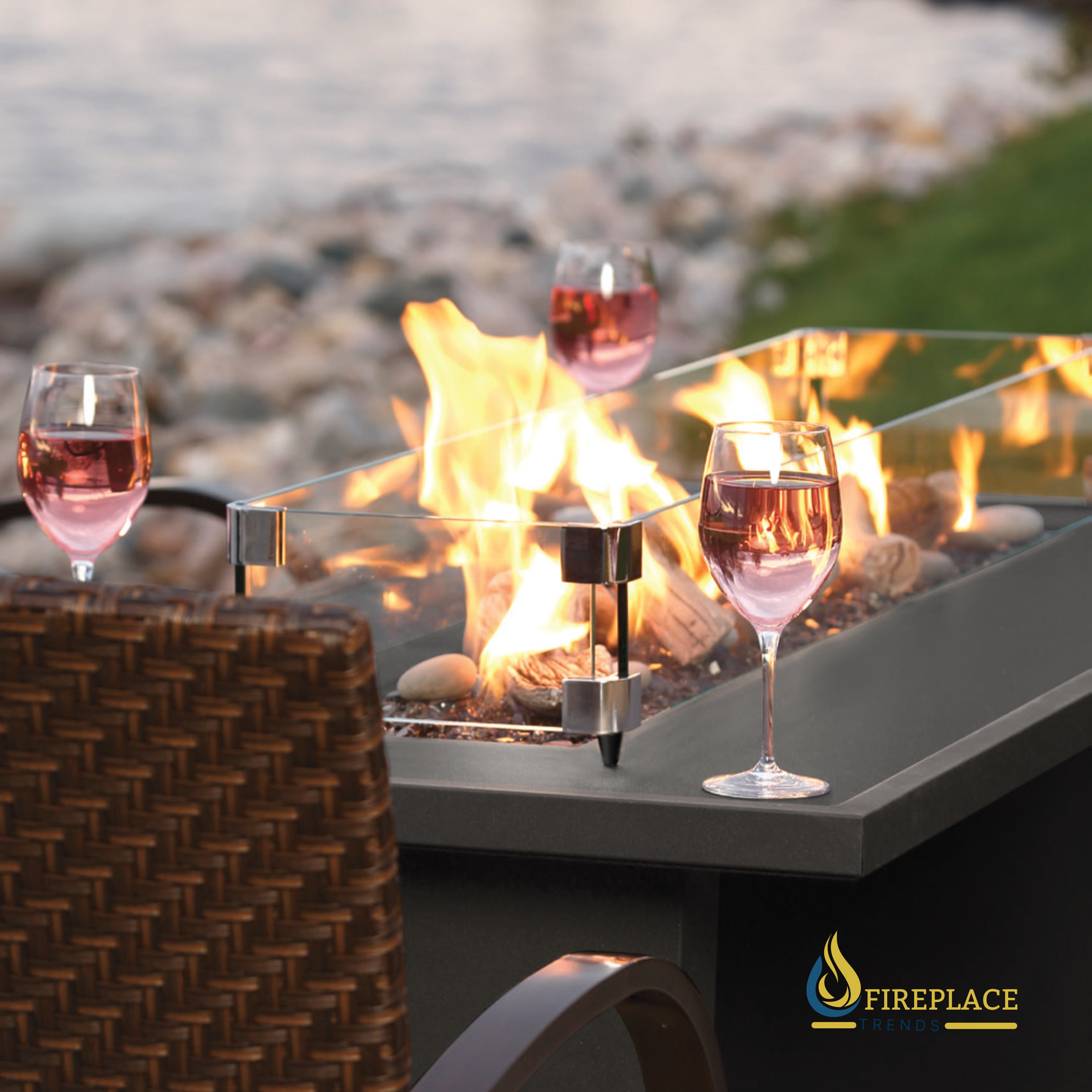 Barbara Jean - Outdoor Fire Tables - Gas Fireplace - 24", 36" or 48"