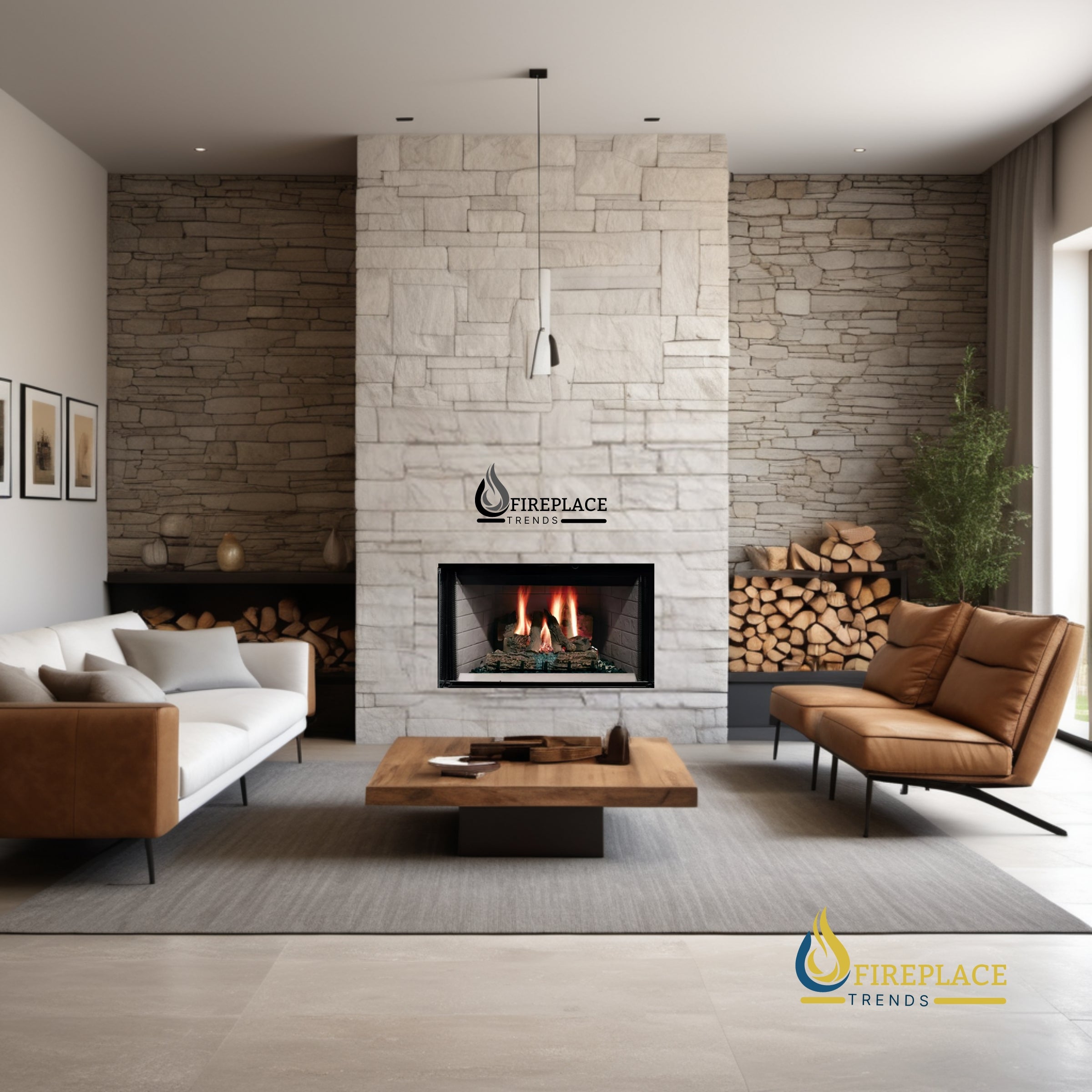 Majestic - Sovereign Wood Burning Fireplace at Fireplace Trends | www.fireplacetrends.com (Graphic all Right Reserved)