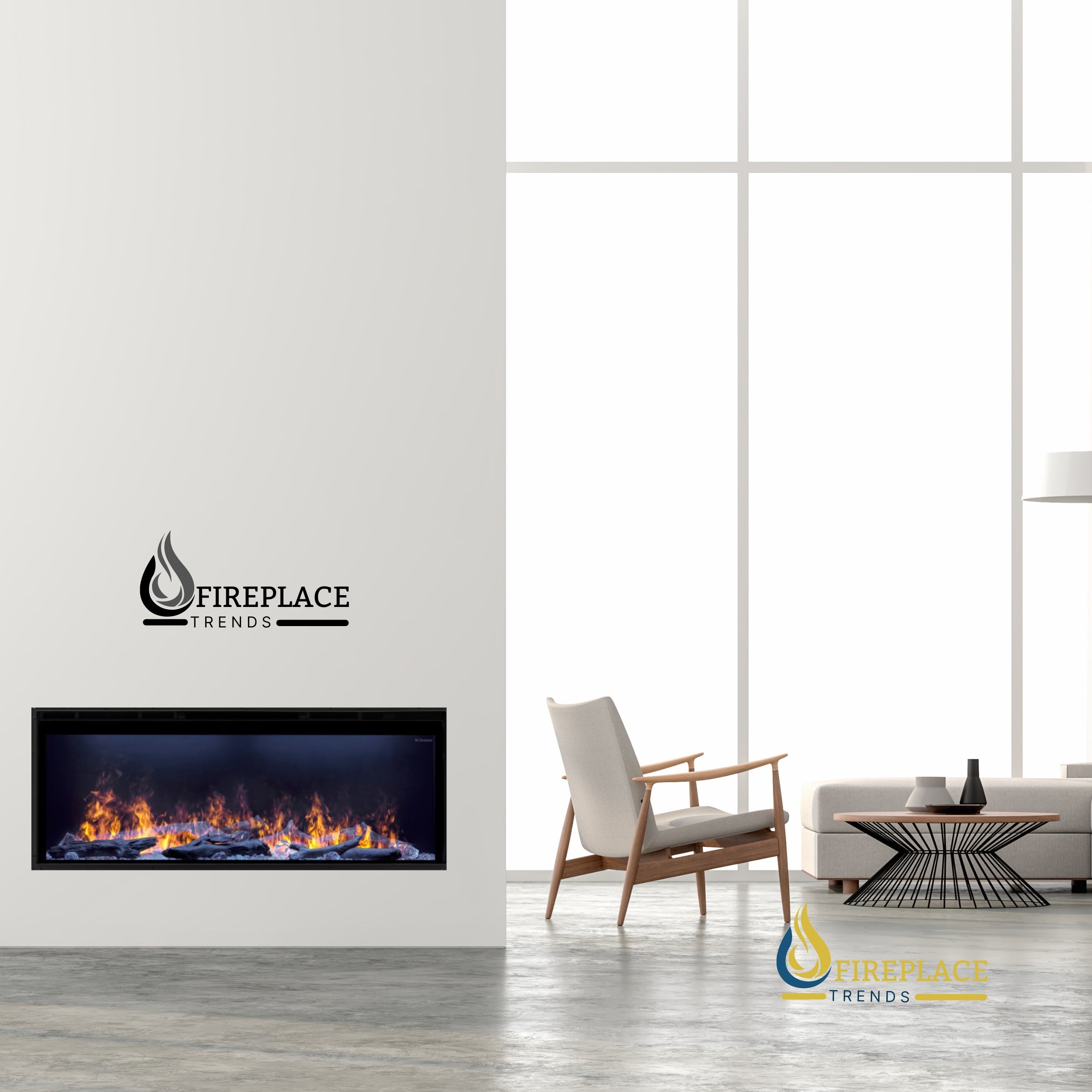 Dimplex - 46" Opti-myst Linear Electric Fireplace - X-136786