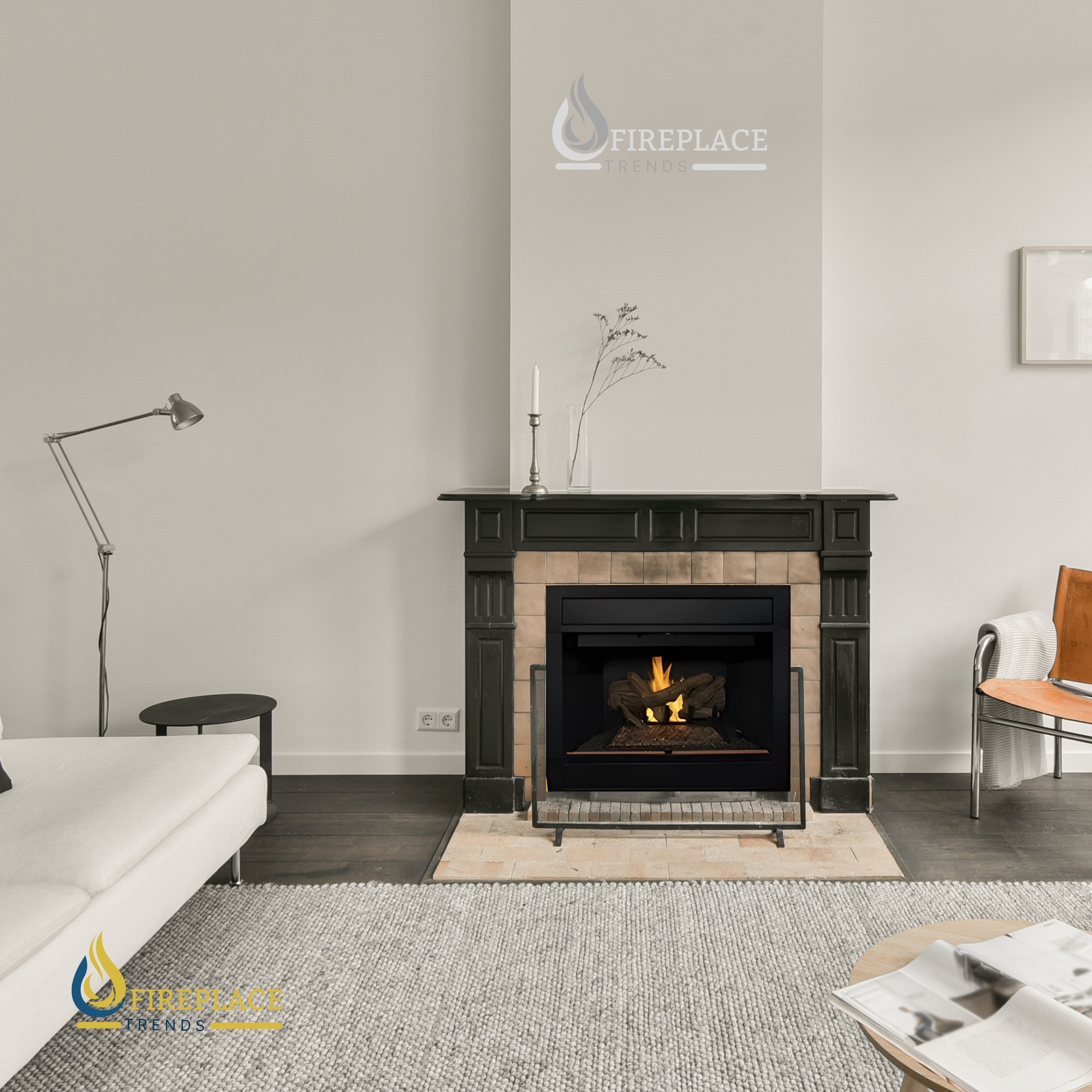 Superior - Traditional B-Vent Gas Fireplace BRT4300 or BRT4500 Series