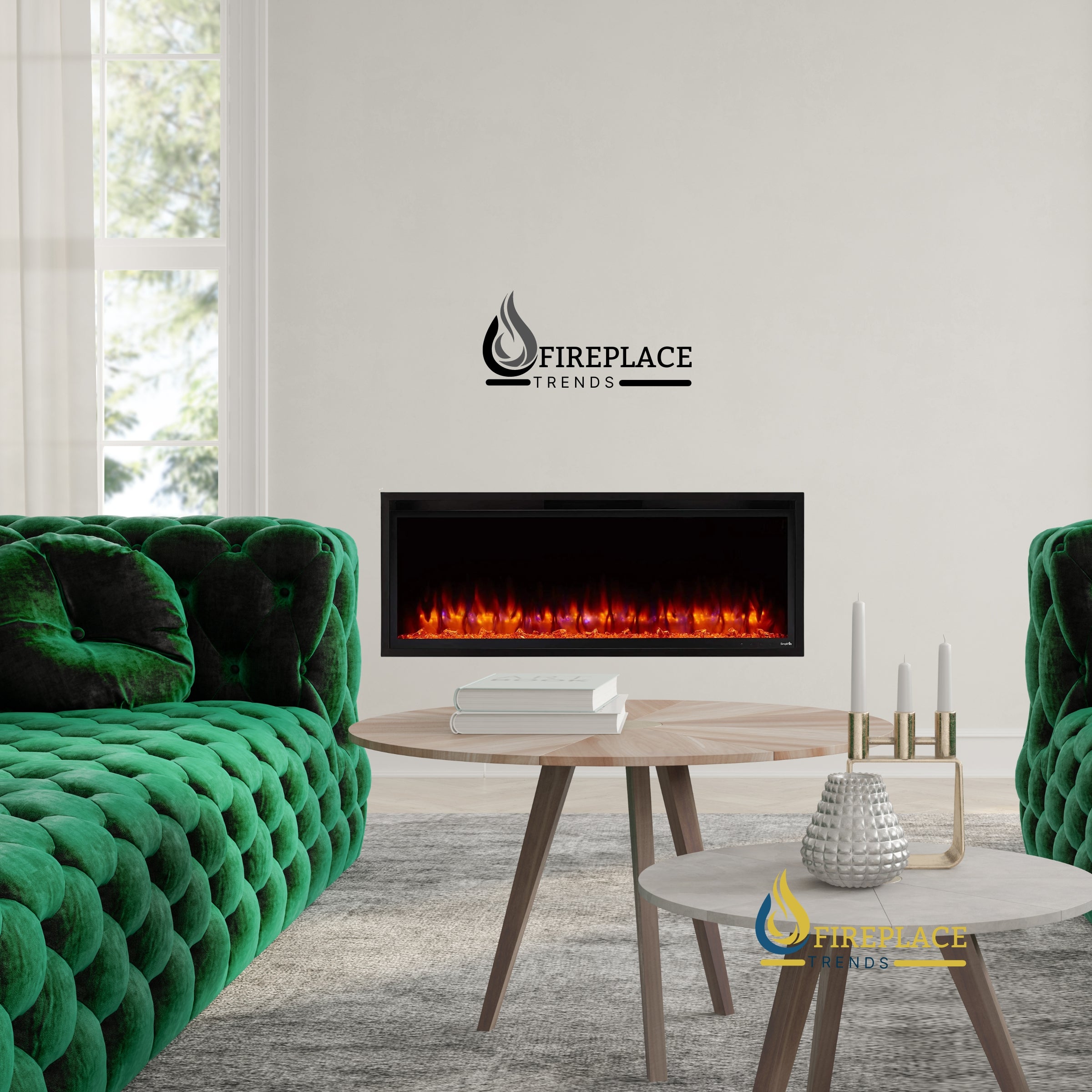 SimpliFire - Allusion Series Electric Fireplace at Webstore Fireplace Trends