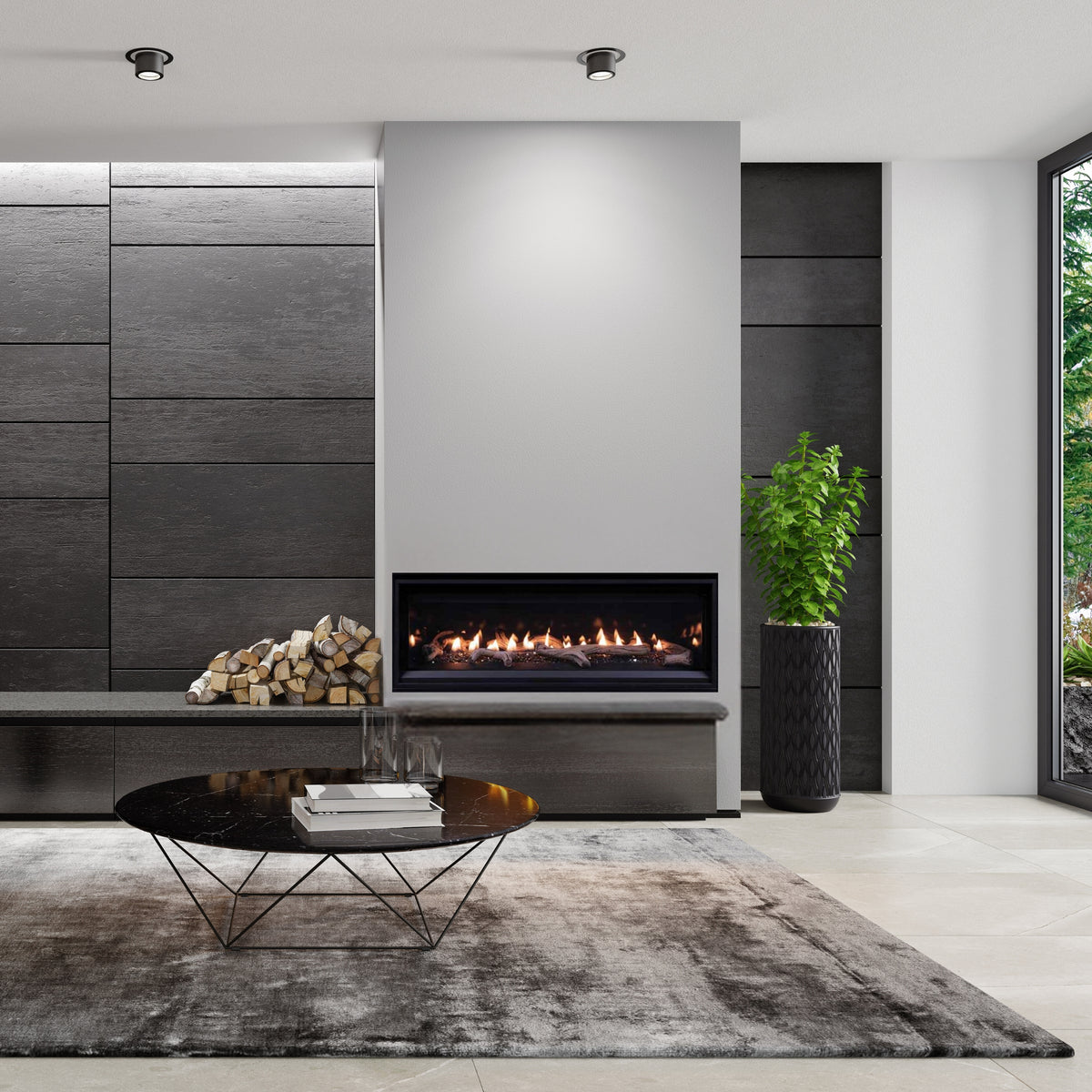 Superior – DRL2000 Series - linear direct vent gas fireplace – Webstore Fireplace Trends