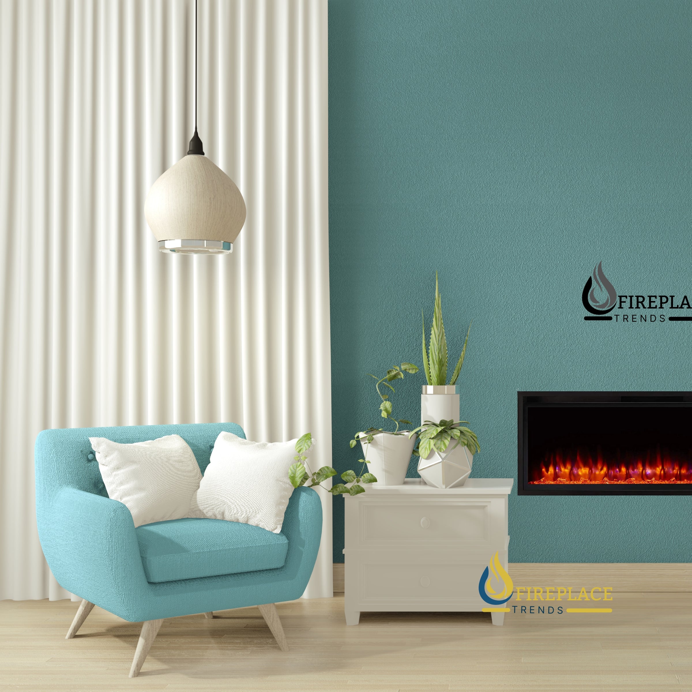 SimpliFire - Allusion Series Electric Fireplace at Webstore Fireplace Trends