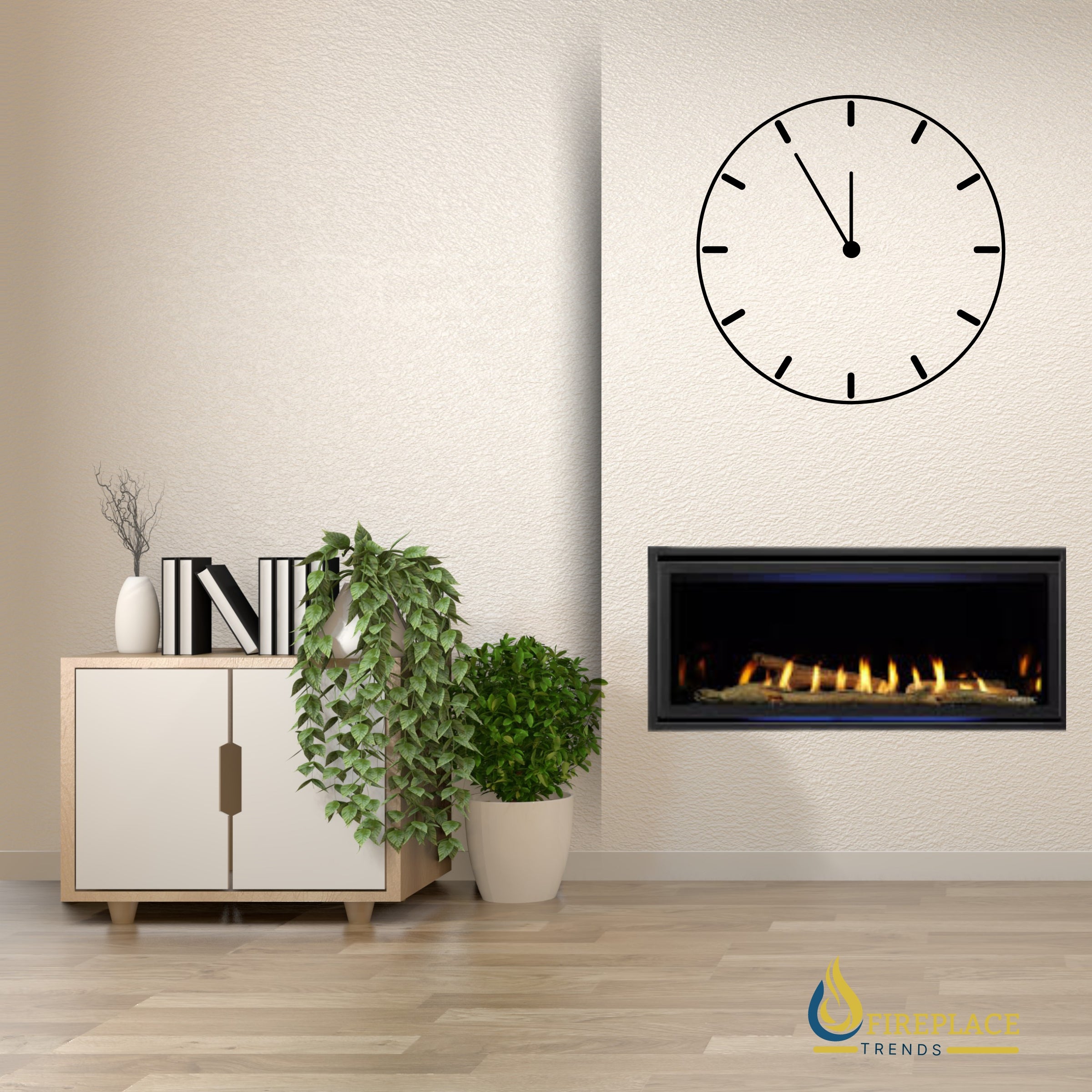 Majestic Jade 32 Direct Vent Linear Gas Fireplace with IntelliFire Touch ignition system NG