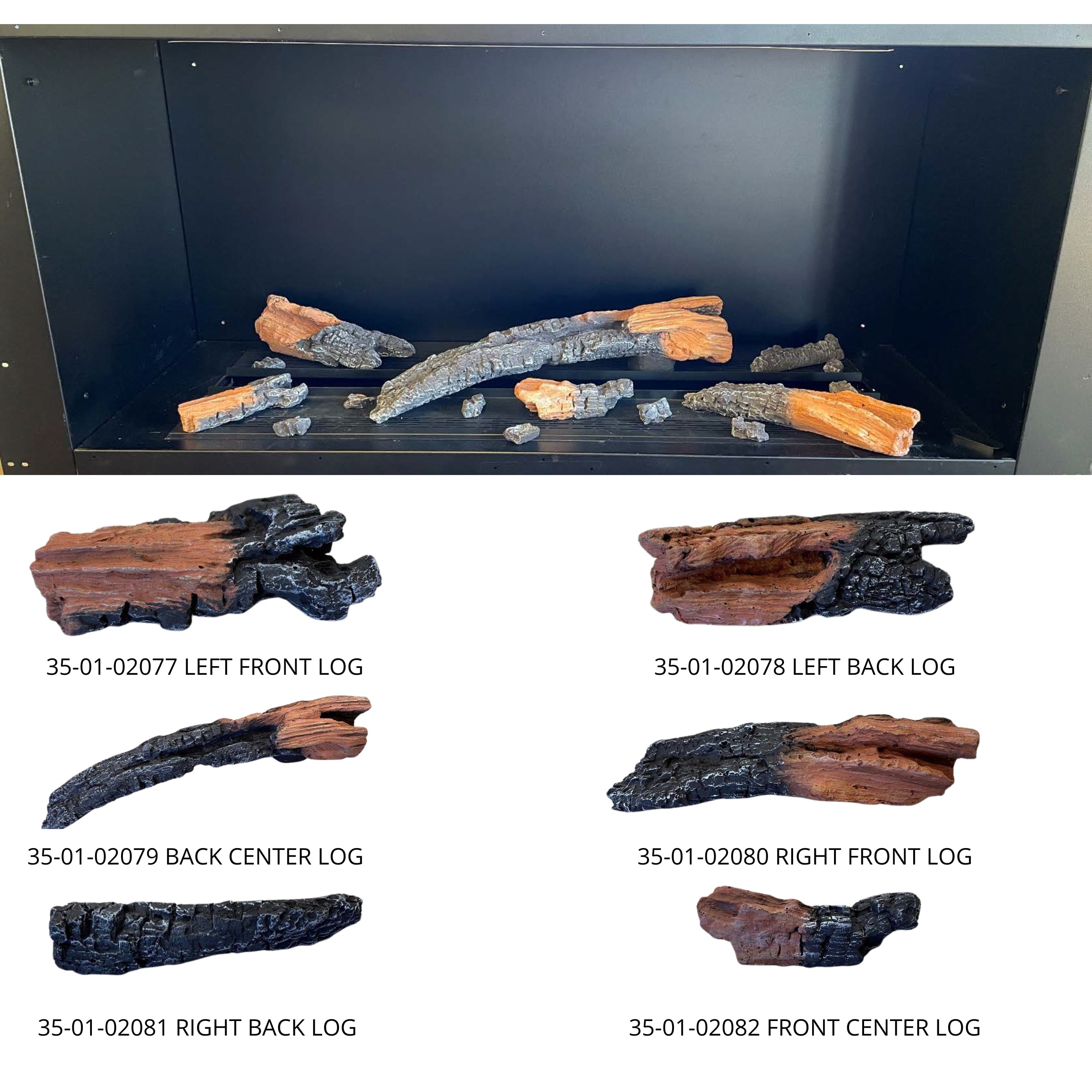 NetZero - Norway Spruce HD Log Set - for NZW20/40/60 - AA-11-05273