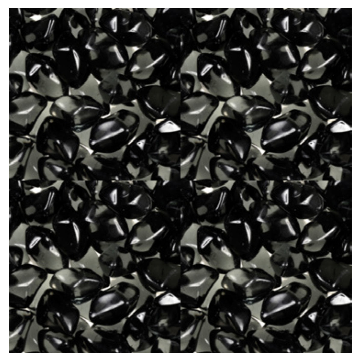 NetZero - Black Glass Diamonds, 3/4" (6 lb.) - AA-11-01985