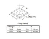 Majestic - AC30 Degree firestop spacer for SL1100 and SL400 Series Pipe at Fireplace Trends.