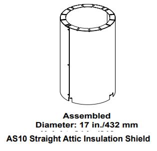 Majestic - Attic shield (multi-pack of 6) (firestop not included)-UNIV-AS2M