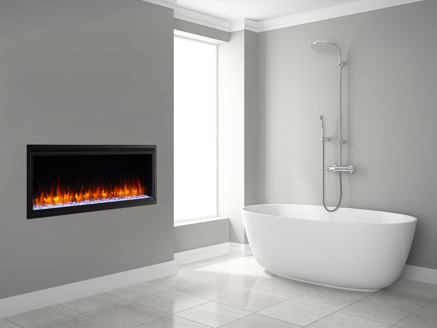 SimpliFire - Allusion Series Electric Fireplace at Webstore Fireplace Trends