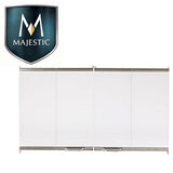 Majestic - Bi-fold doors- stainless steel chrome - DM1836S