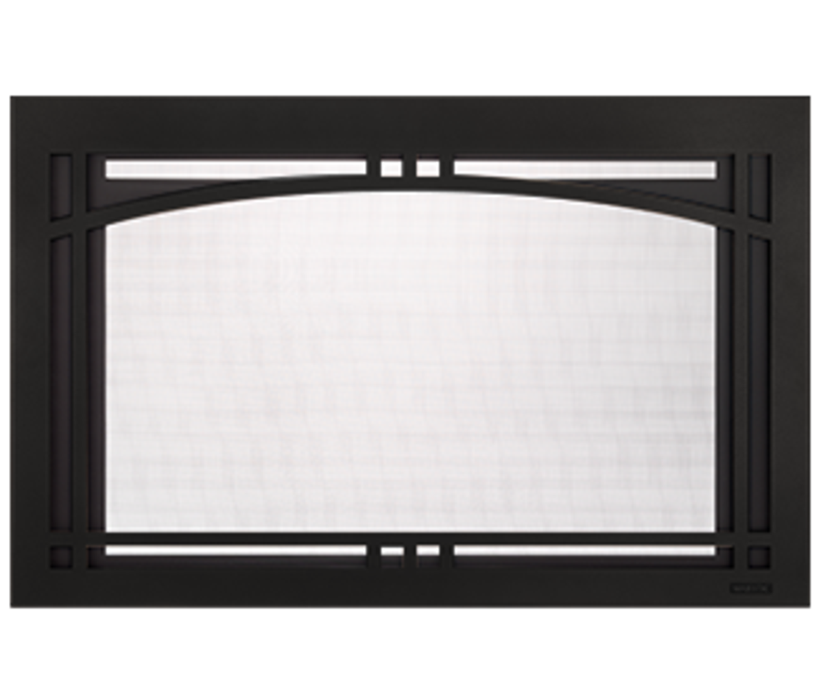 Majestic - Contemporary Arch 25" screen front - Black-CASFI25BK