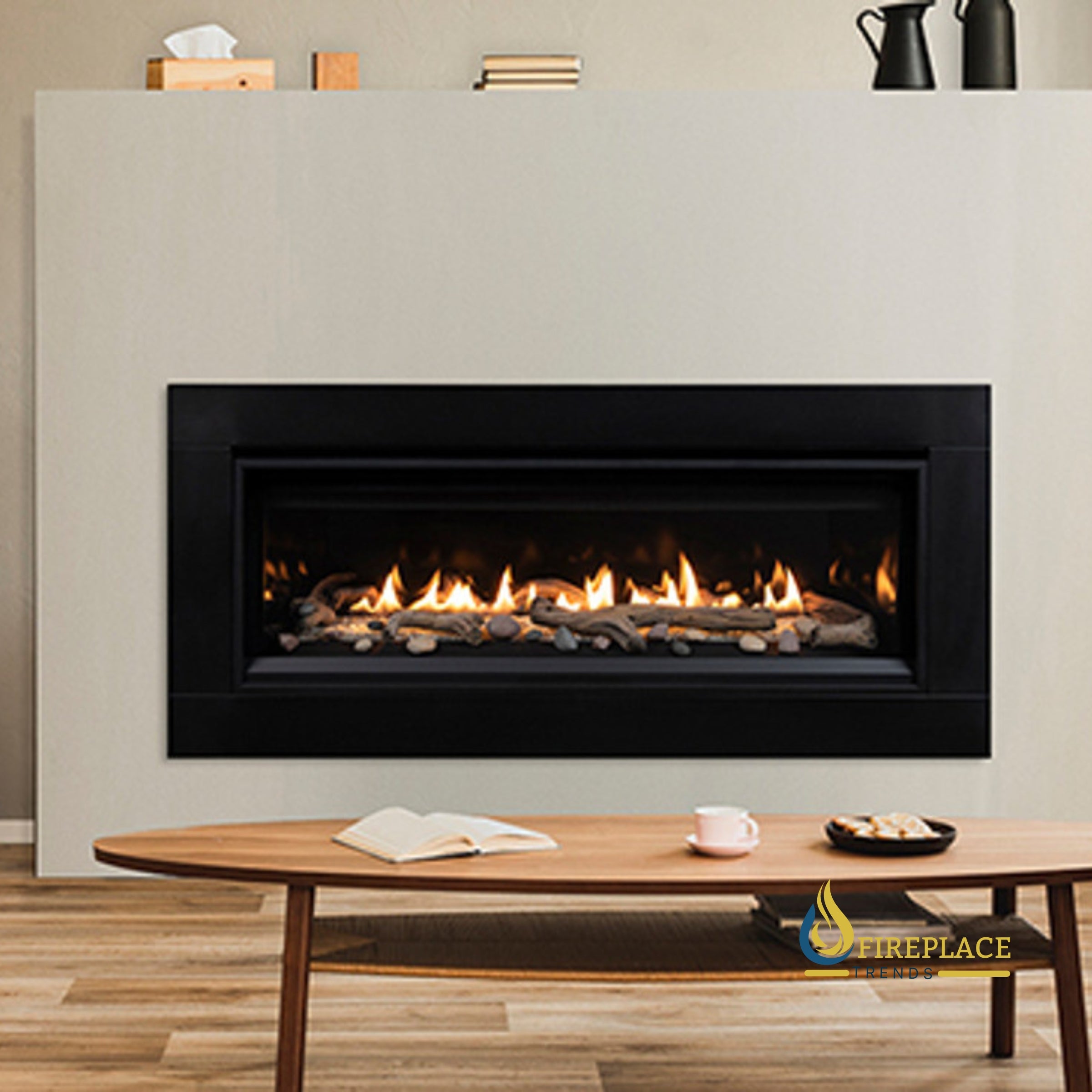 Superior Direct Vent Contemporary Linear Gas Fireplace - DRL