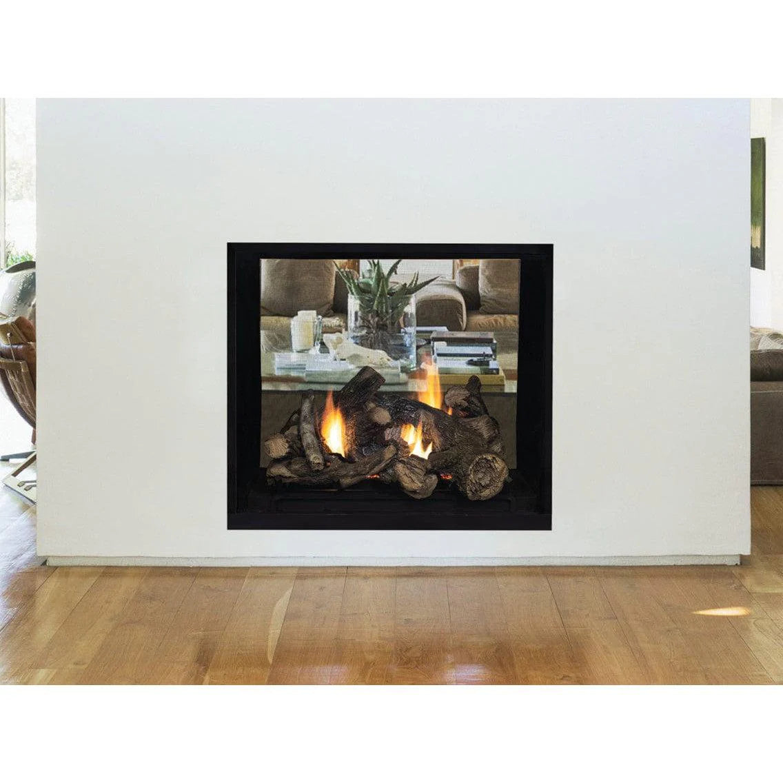 Superior - 40" -  Traditional Direct Vent See-Through Gas Fireplace -  DRT63ST