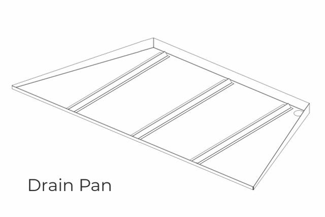 Majestic - Drain Pan - 48" Lanai-ODLANAIG-48DP