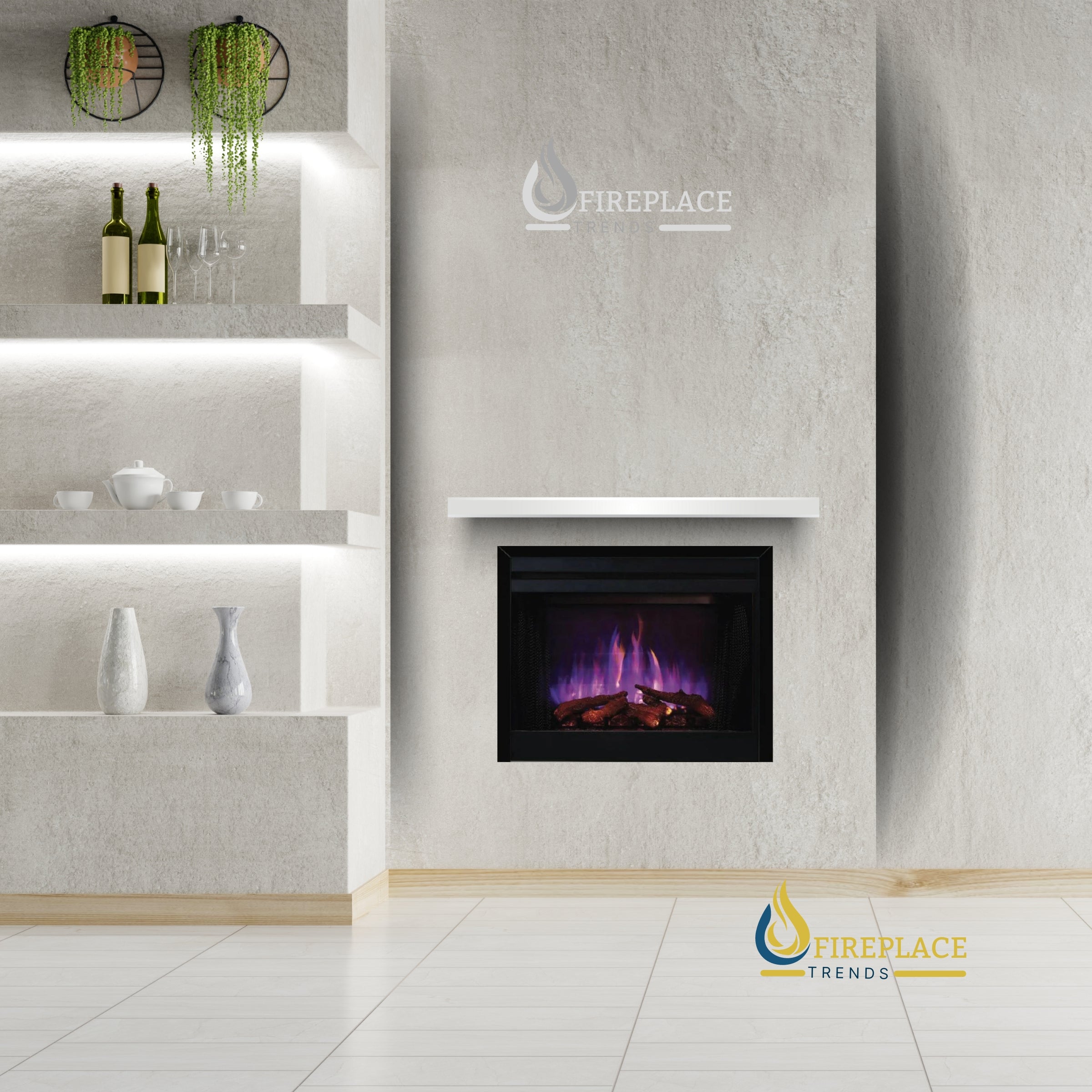 Superior - ERT3036 36" Electric Fireplace - MPE-36-N