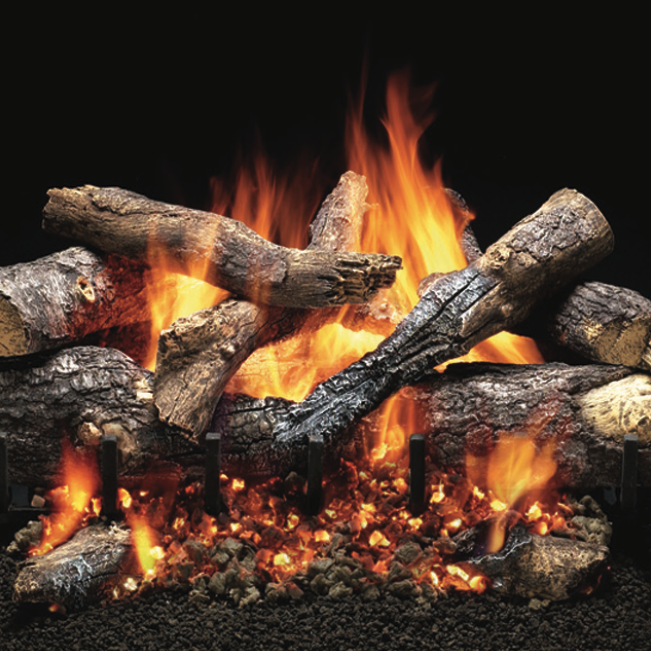 Majestic - 30" Grand Oak Log Set - 12pcs, 2 Tier-GO30