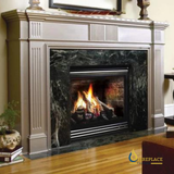 Kingsman  - HBZDV4228 42-Inch High Capacity Zero Clearance Dual Burner Direct Vent Gas Fireplace with Log Set