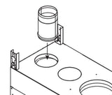 Majestic HEAT-ZONE-GAS Heat-Zone Kit with Fan, Round Duct, Vent, On/Off Control, Heat Zone Adapter