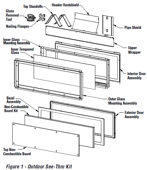 Superior - Linear Indoor to Outdoor See-Through Conversion Kit - OSTK-LIN48