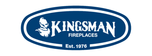 Kingsman  Black Wall Surround for Flush-Installed ZCV3622 Direct Vent Gas Fireplace - ZCVRB36SWFBL