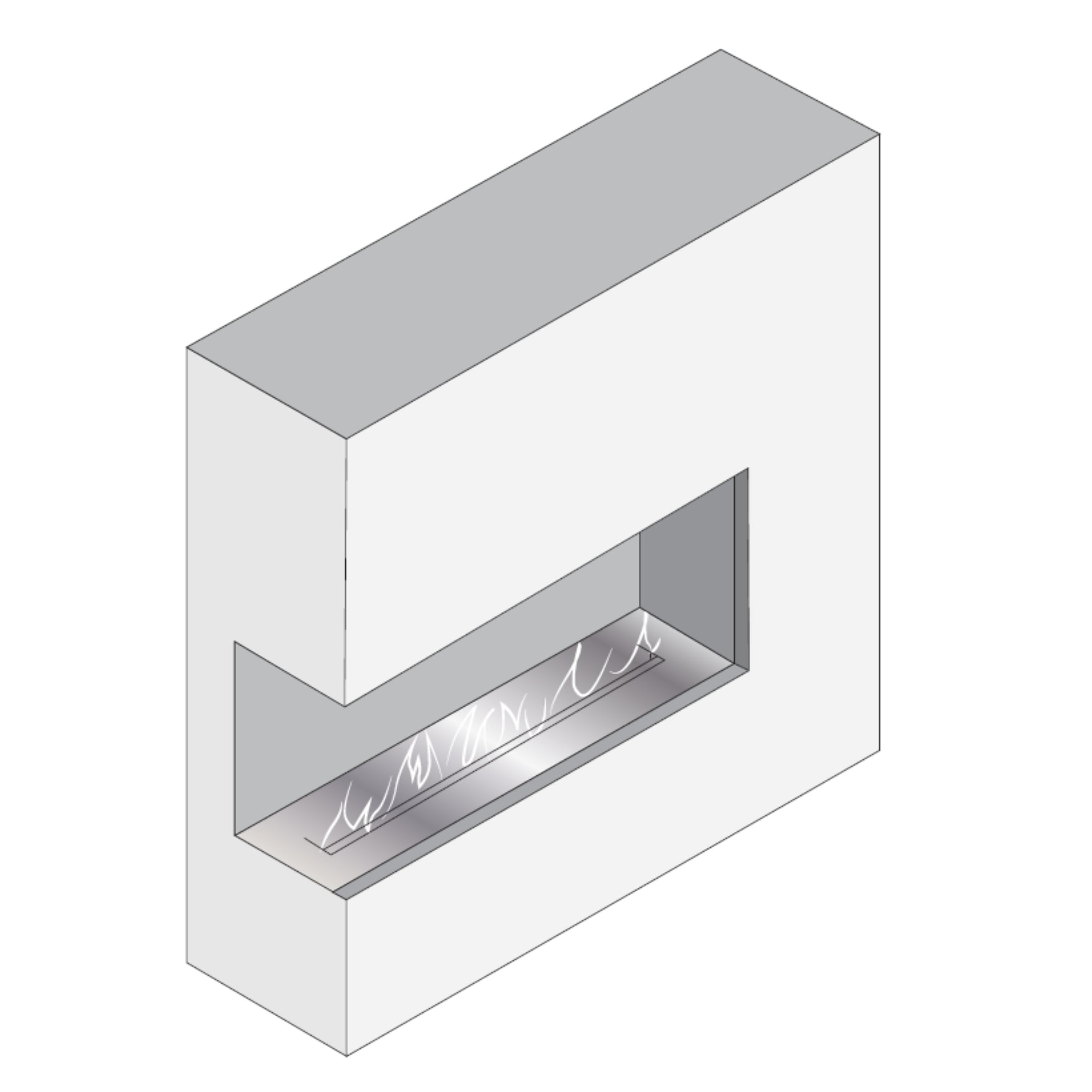 NetZero - Factory-Built Fireboxes NZW72F - AA-11-05375